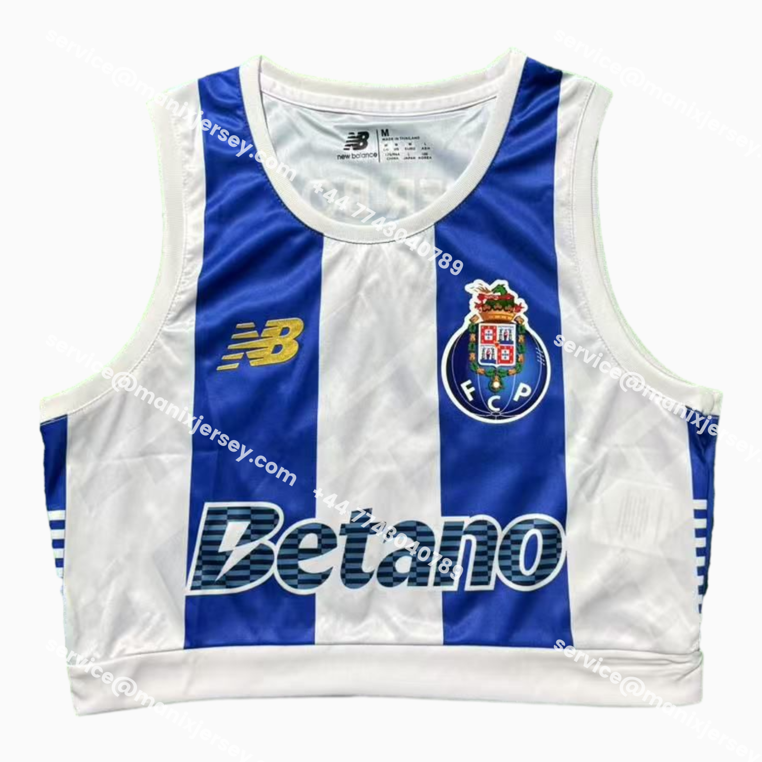 ManixJersey.com | Women's Porto 25-26 Home Yoga Vest -Customize Name, Number and Patch | Worldwide Shipping