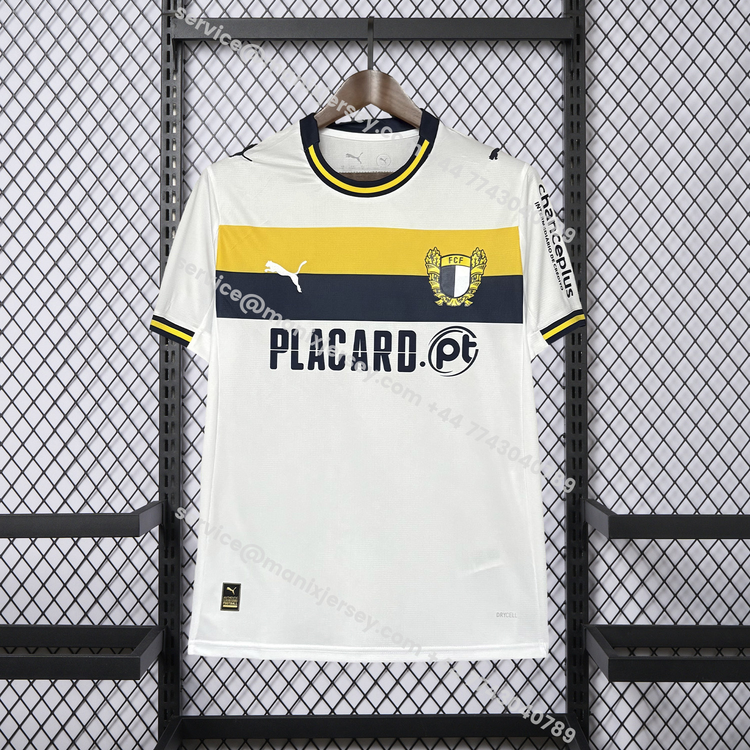 ManixJersey.com | FC Famalicão 25-26 Home White Jersey - Fans Version -Customize Name, Number and Patch | Worldwide Shipping