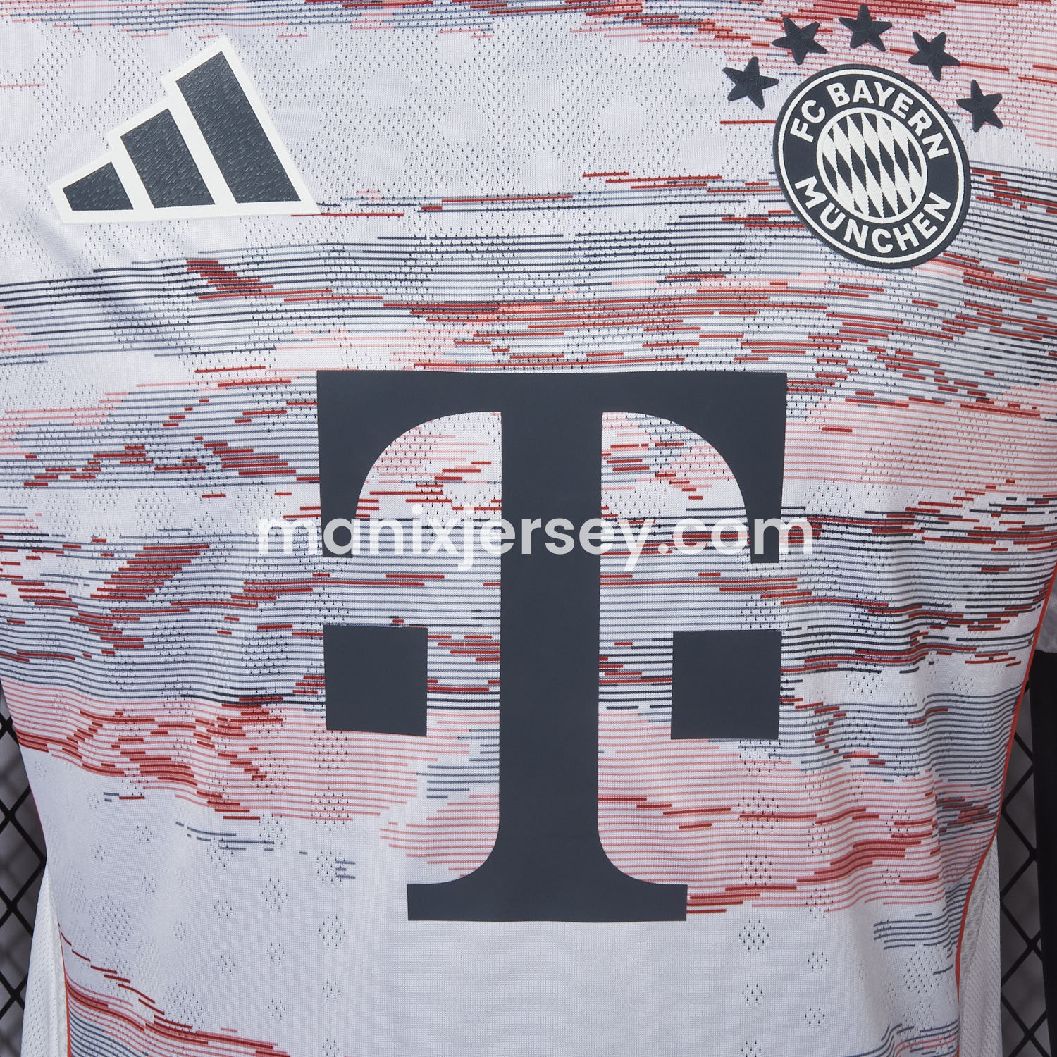 ManixJersey.com | 【MÜLLER 25 Pattern】Bayern Munich 25-26 Away Jersey - Player Version -Customize Name, Number and Patch | Worldwide Shipping