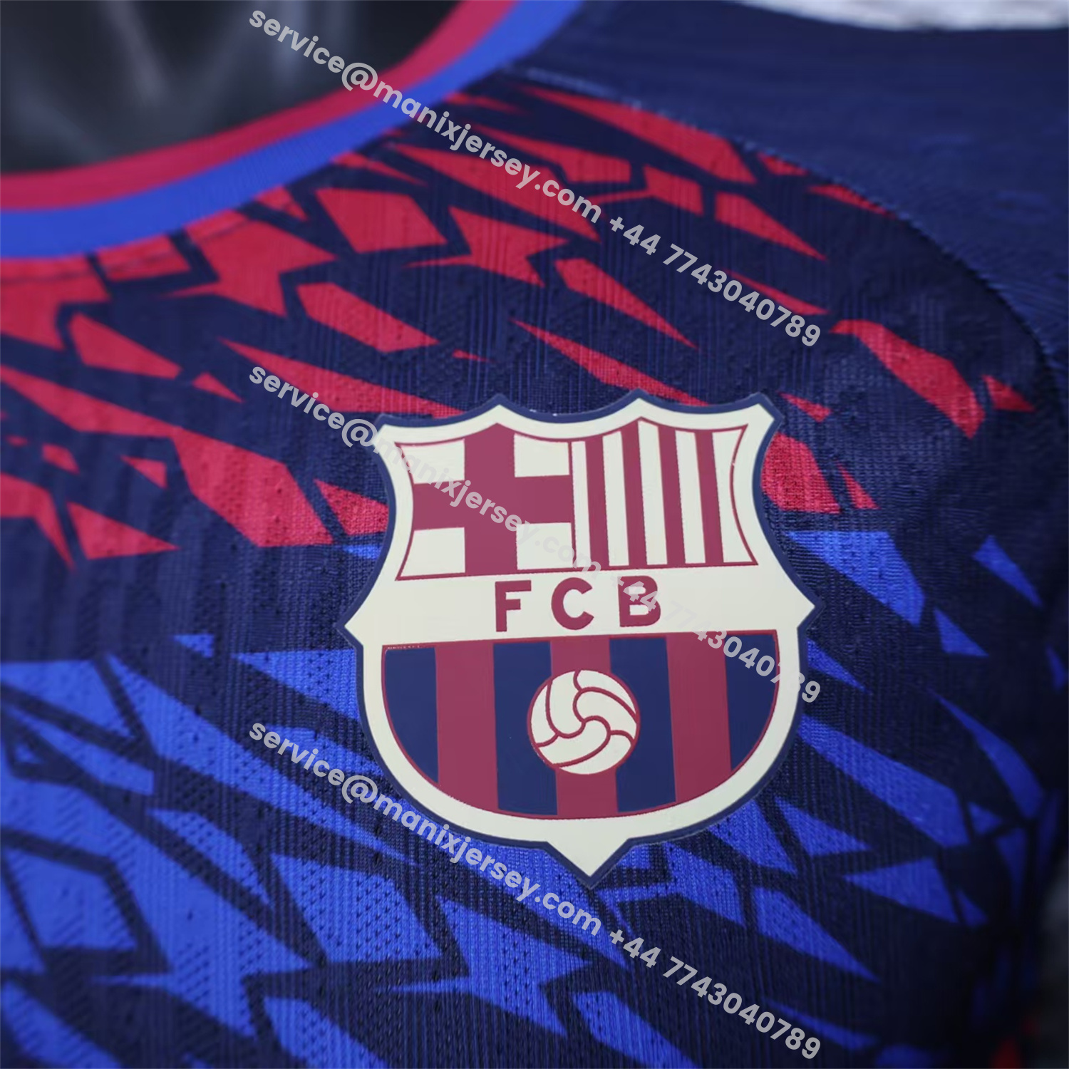 ManixJersey.com | Barcelona 25-26 Red And Blue Surround Special Jersey - Player Version -Customize Name, Number and Patch | Worldwide Shipping