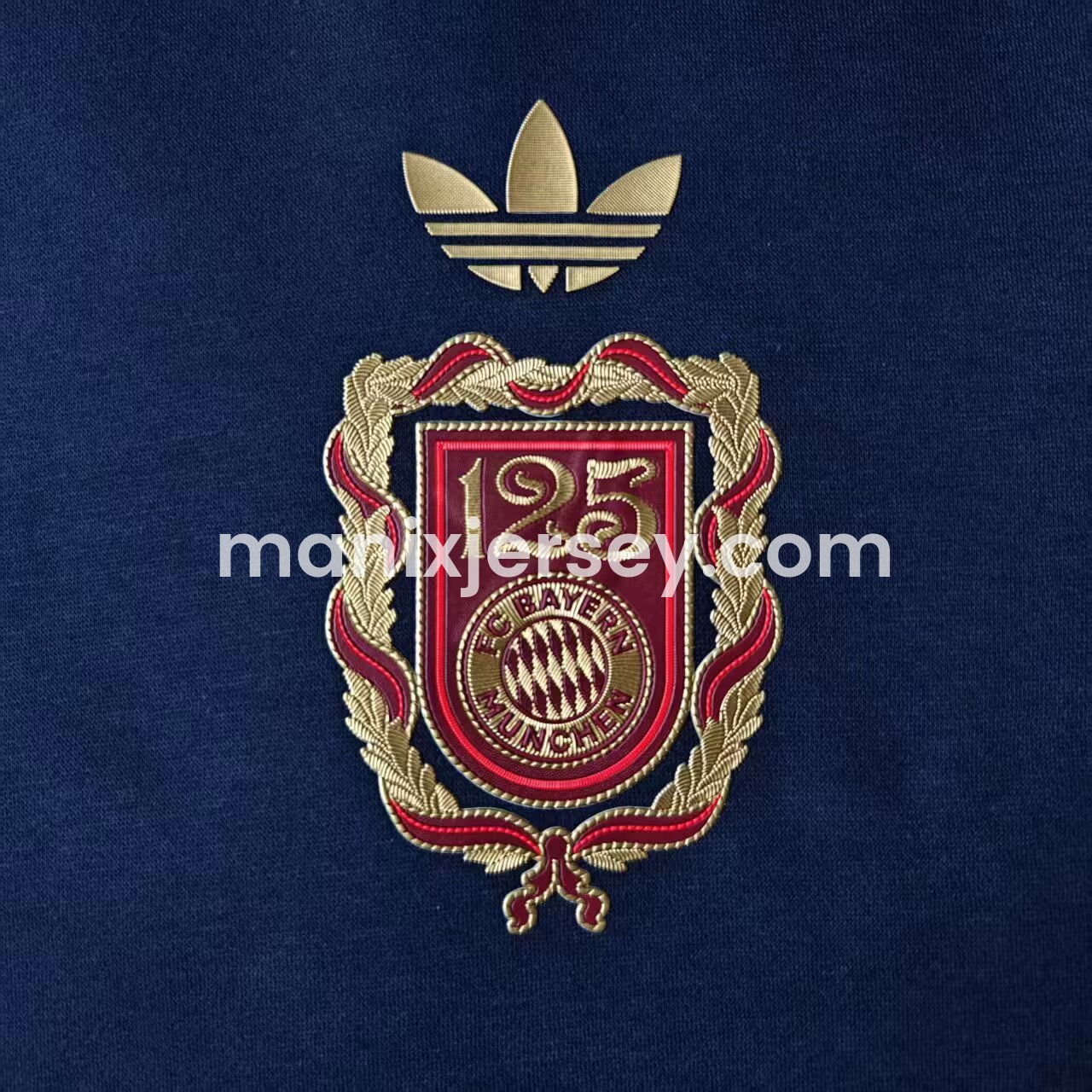 ManixJersey.com | Bayern Munich 2025 125th Anniversary Unisex Pullover Hoodie -Customize Name, Number and Patch | Worldwide Shipping