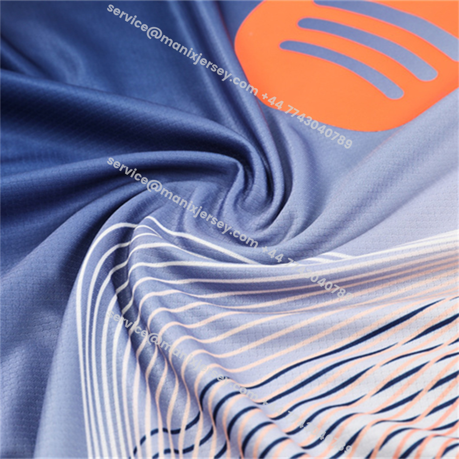 ManixJersey.com | Barcelona 25-26 Short-Sleeve Training Set - Red Blue Line Top & Blue Shorts -Customize Name, Number and Patch | Worldwide Shipping