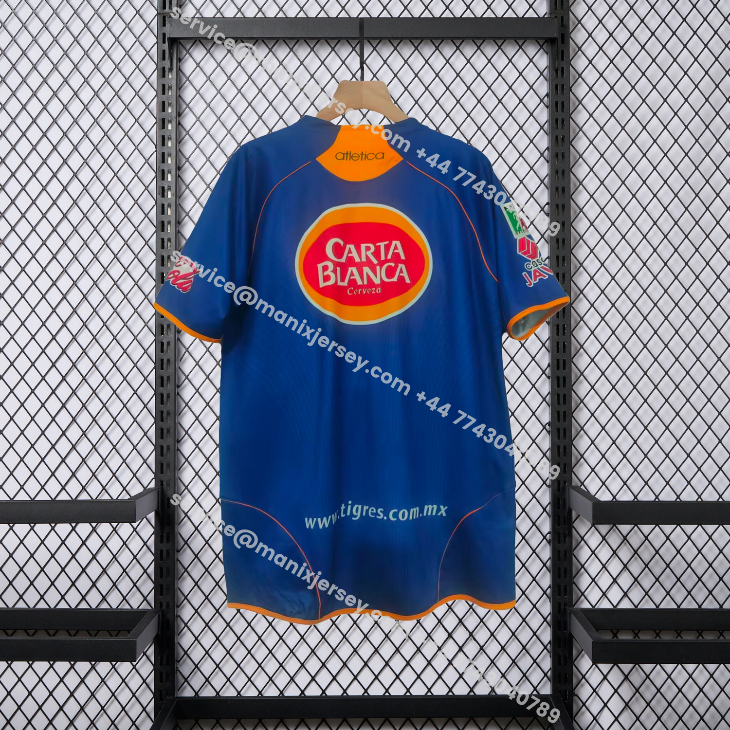 ManixJersey.com | Retro Tigres UANL 2005-06 Away Jersey -Customize Name, Number and Patch | Worldwide Shipping