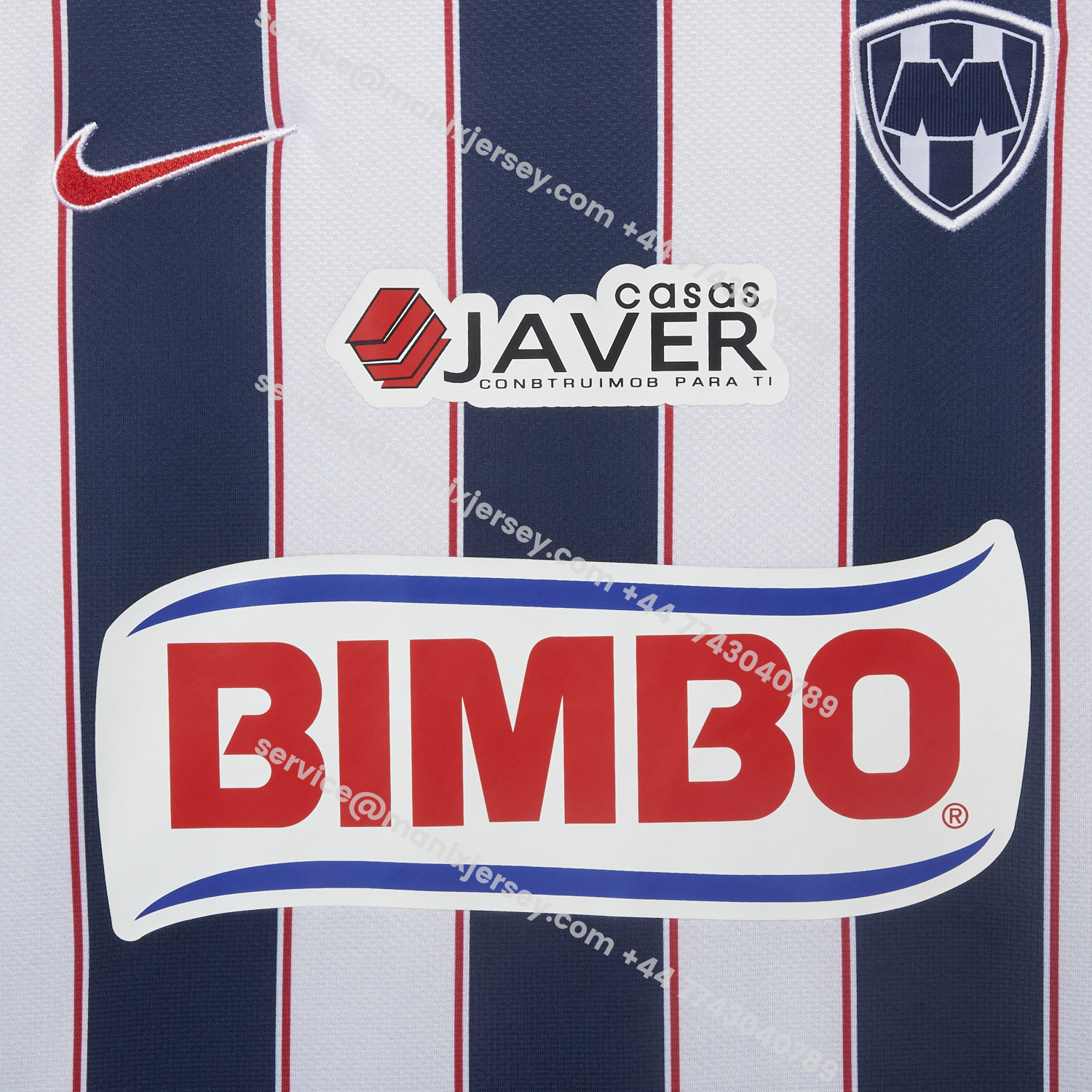 ManixJersey.com | Retro Rayados Monterrey 09-10 Home Jersey -Customize Name, Number and Patch | Worldwide Shipping