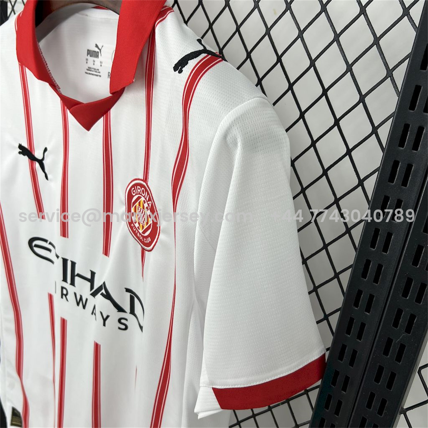 ManixJersey.com | Girona 25-26 Home Jersey - Fans Version -Customize Name, Number and Patch | Worldwide Shipping