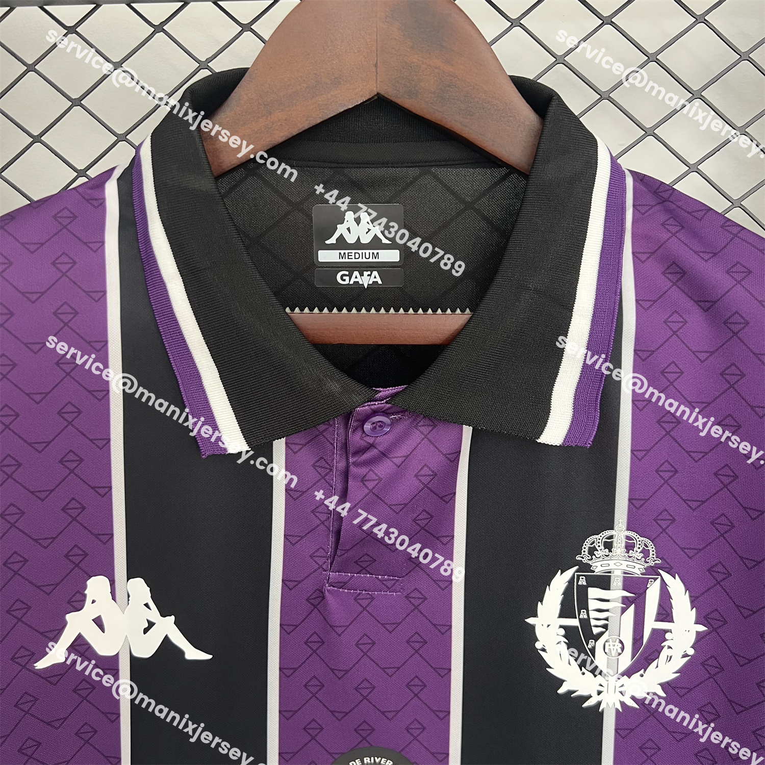 ManixJersey.com | Real Valladolid 25-26 Away Jersey - Fans Version -Customize Name, Number and Patch | Worldwide Shipping