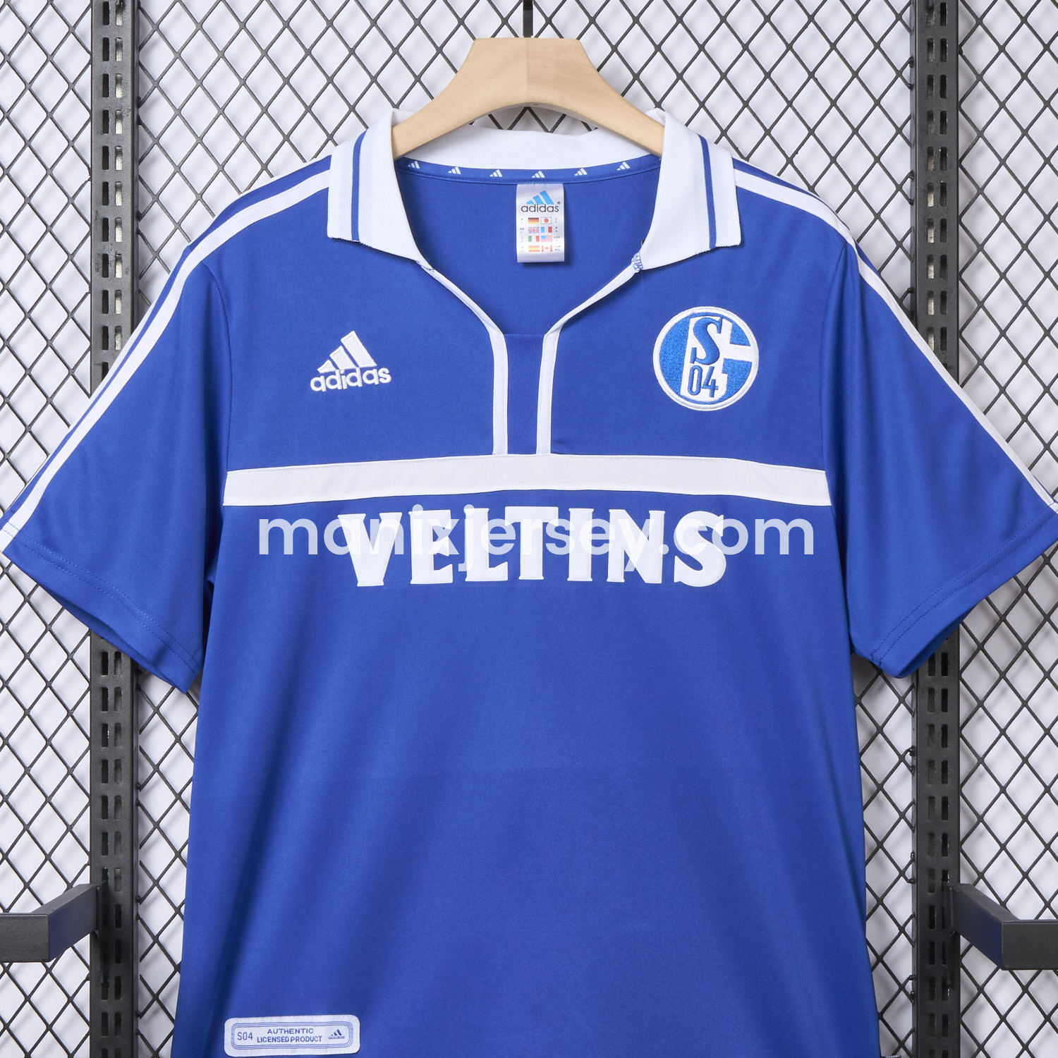ManixJersey.com | Retro Schalke 04 2000-01 Home Jersey -Customize Name, Number and Patch | Worldwide Shipping