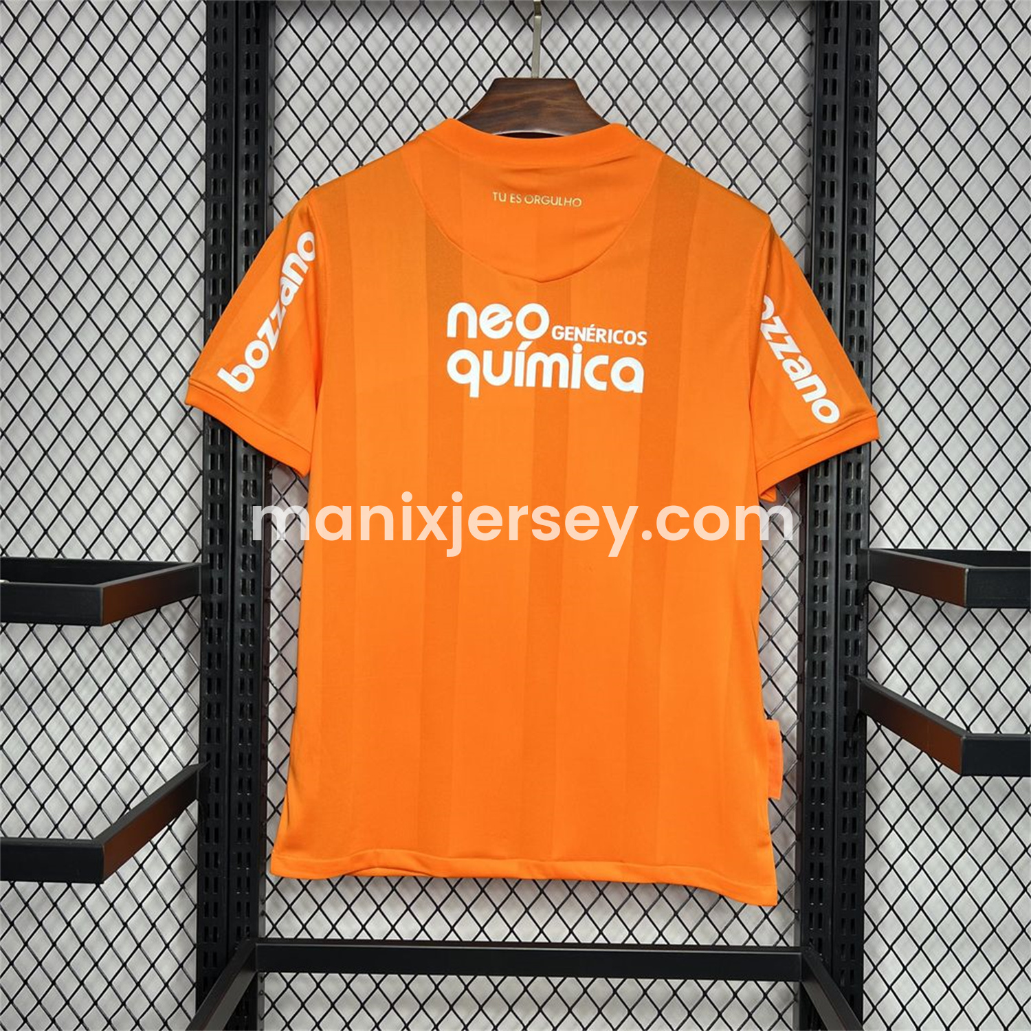 ManixJersey.com | Retro Corinthians 2010 Orange Goalkeeper Jersey -Customize Name, Number and Patch | Worldwide Shipping