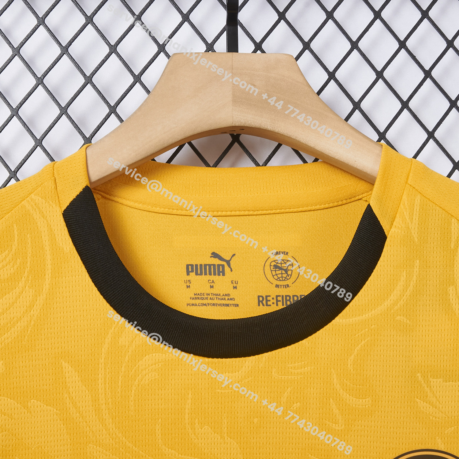 ManixJersey.com | Dortmund 25-26 Yellow Cup Jersey With Sponsors - Fans Version -Customize Name, Number and Patch | Worldwide Shipping