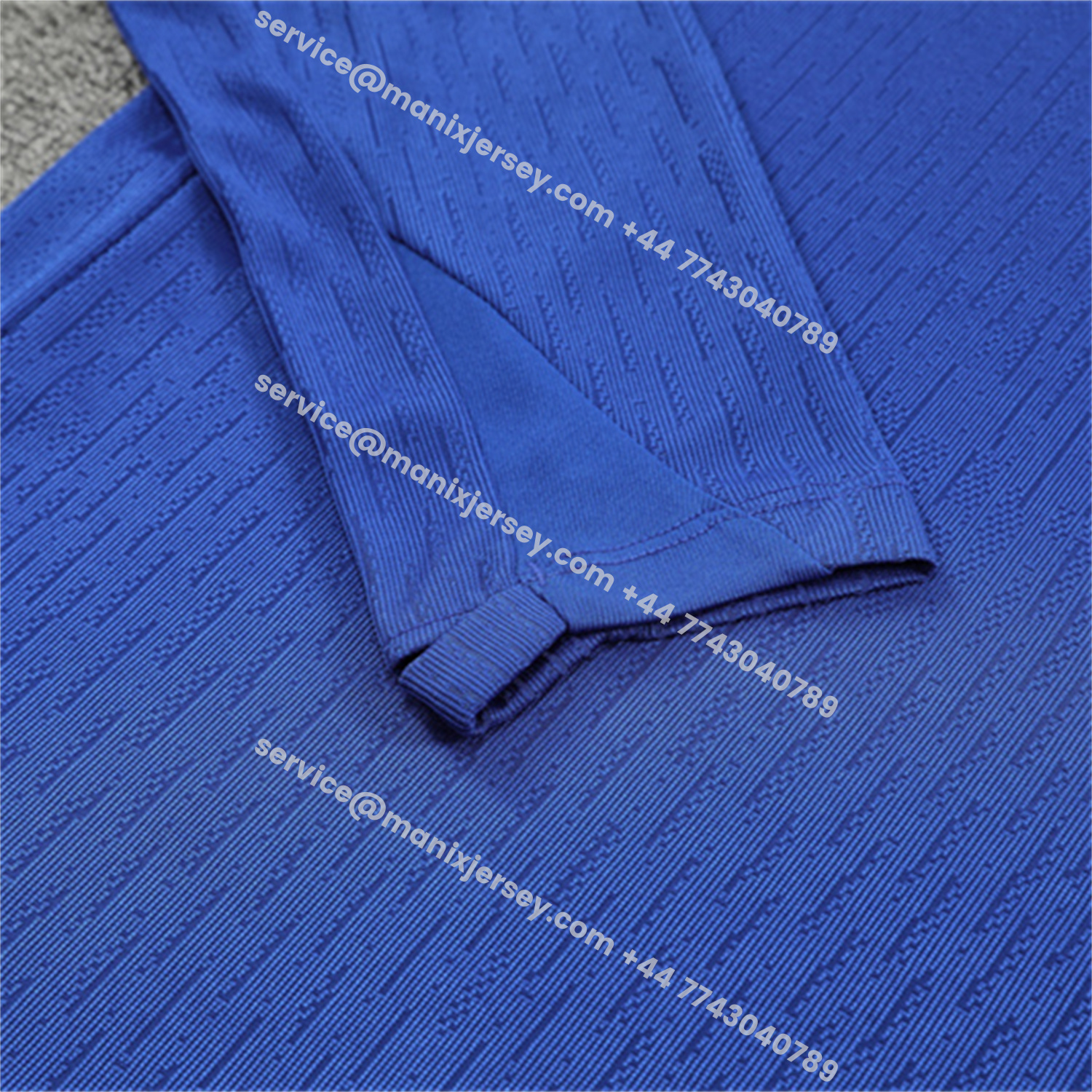 ManixJersey.com | C.H.E.L.S.E.A 25-26 Long Sleeve Training Set - Player Version - Blue Top and Black Pants -Customize Name, Number and Patch | Worldwide Shipping