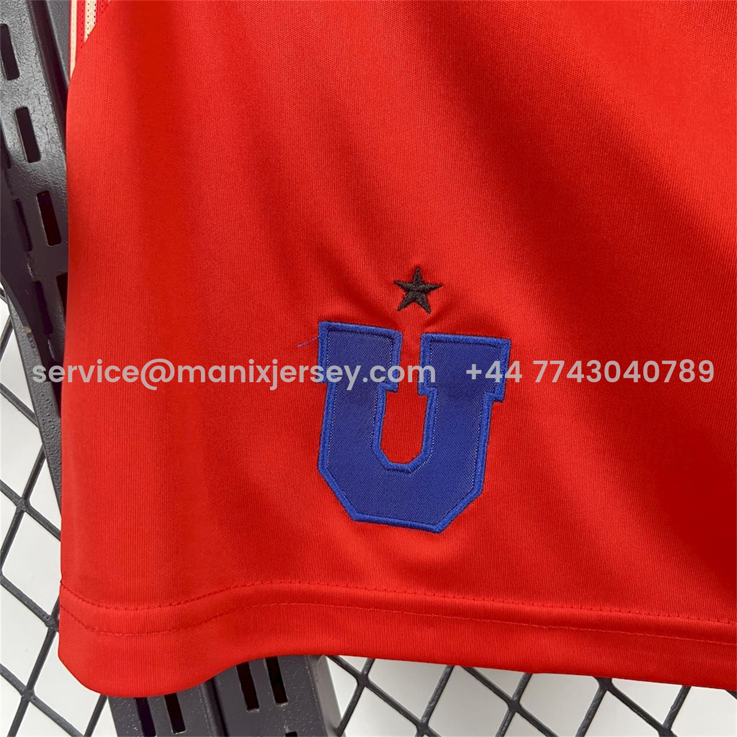 ManixJersey.com | Universidad de Chile 25-26 Away Red Shorts- Fans Version -Customize Name, Number and Patch | Worldwide Shipping