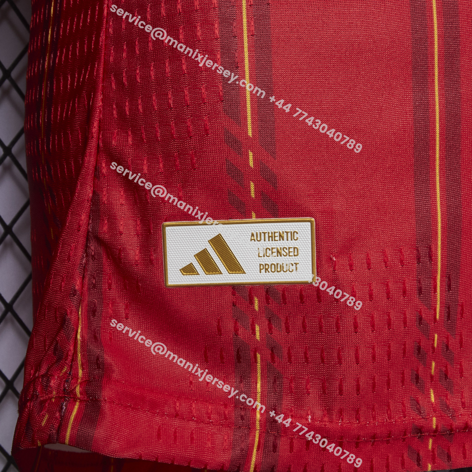 ManixJersey.com | Spain 2026 Home Long Sleeves Jersey - Player Version -Customize Name, Number and Patch | Worldwide Shipping