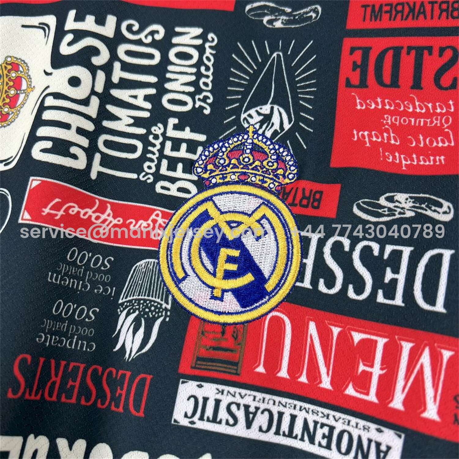 ManixJersey.com | Real Madrid 25-26 Color Advertising Swatch Dark Gray Jersey - Fans Version -Customize Name, Number and Patch | Worldwide Shipping