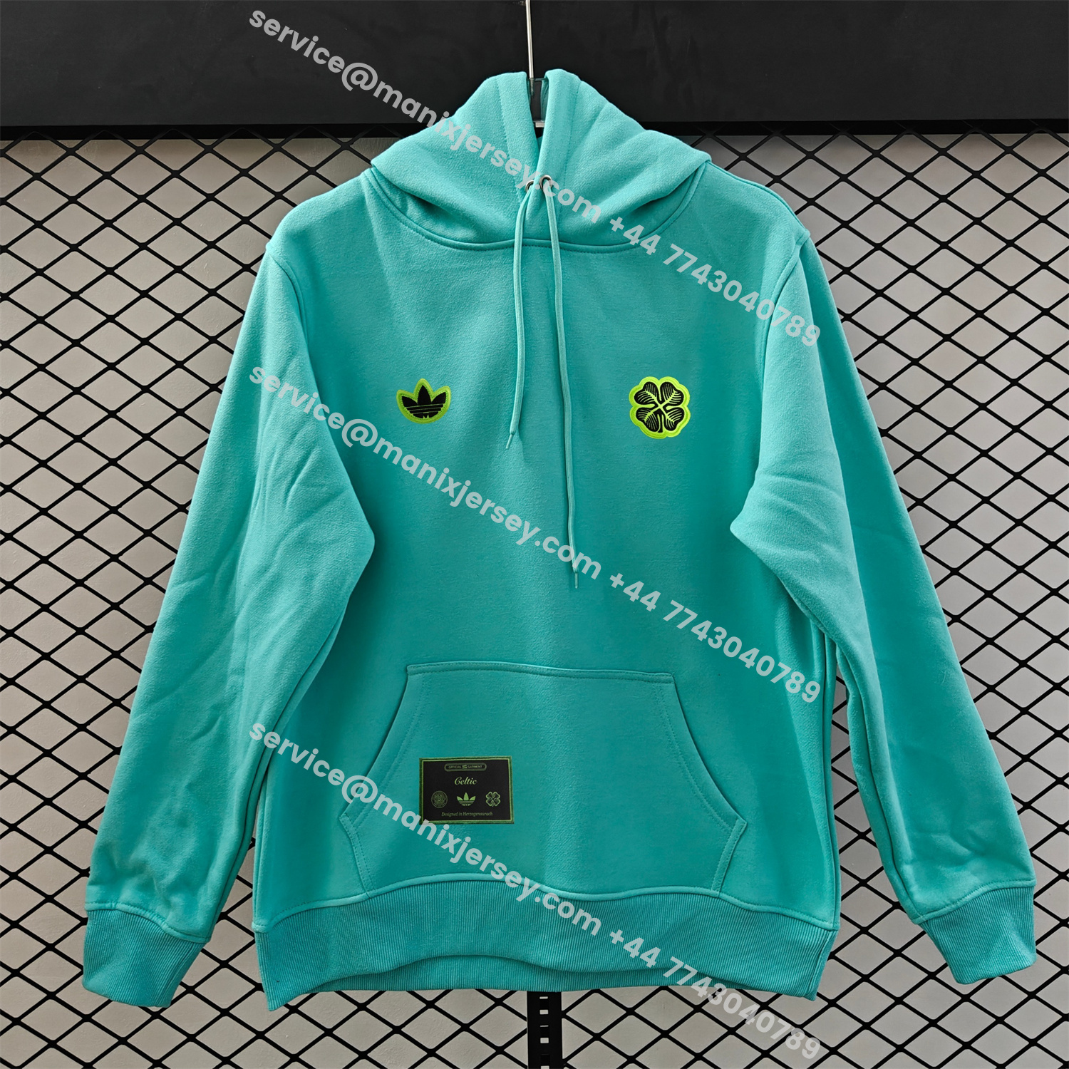 ManixJersey.com | Celtic 25-26 Originals Terrace Icon Unisex Pullover Hoodie -Customize Name, Number and Patch | Worldwide Shipping