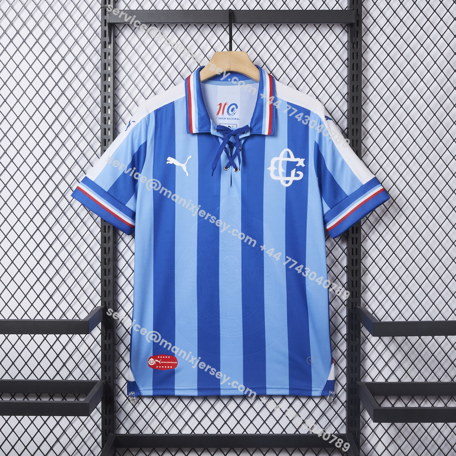 ManixJersey.com | Retro Chivas de Guadalajara 2016-17 110-Years Anniversary Away Jersey -Customize Name, Number and Patch | Worldwide Shipping