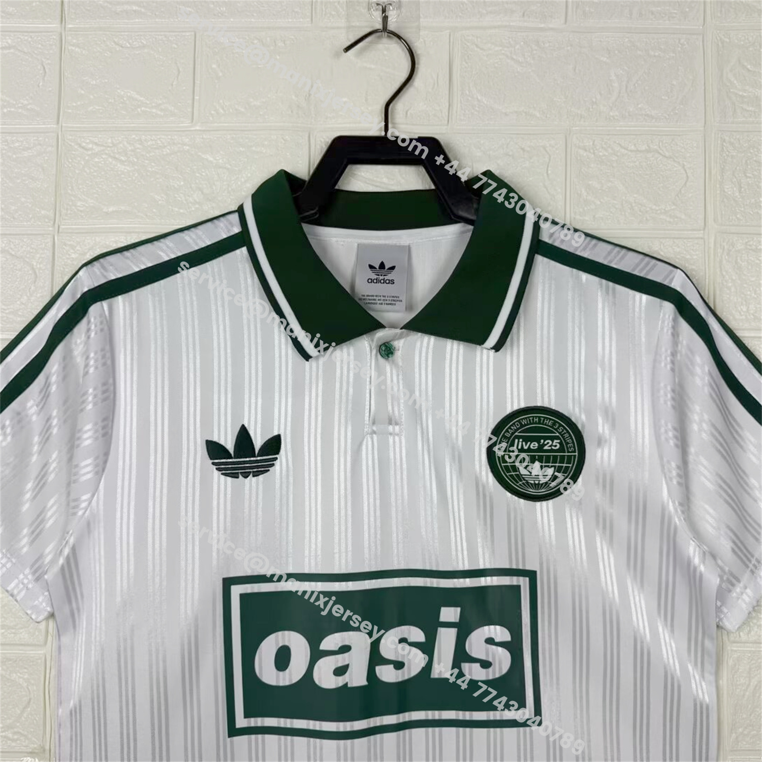 ManixJersey.com | Bohemian 25-26 Oasis Originals Tour White Stripes Jersey - Fans Version -Customize Name, Number and Patch | Worldwide Shipping