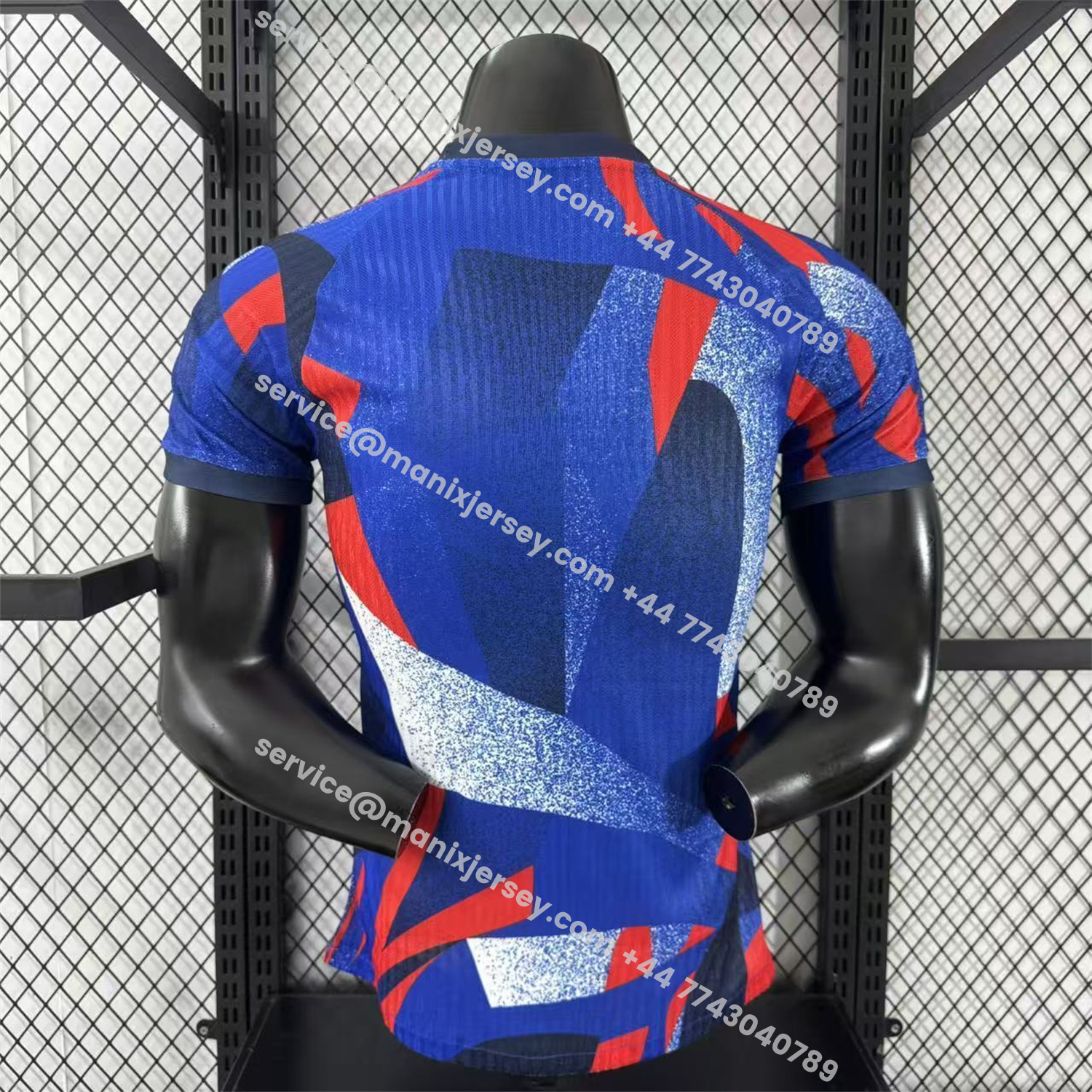 ManixJersey.com | Barcelona 25-26 Blue And Red Pre-Match Jersey - Player Version -Customize Name, Number and Patch | Worldwide Shipping