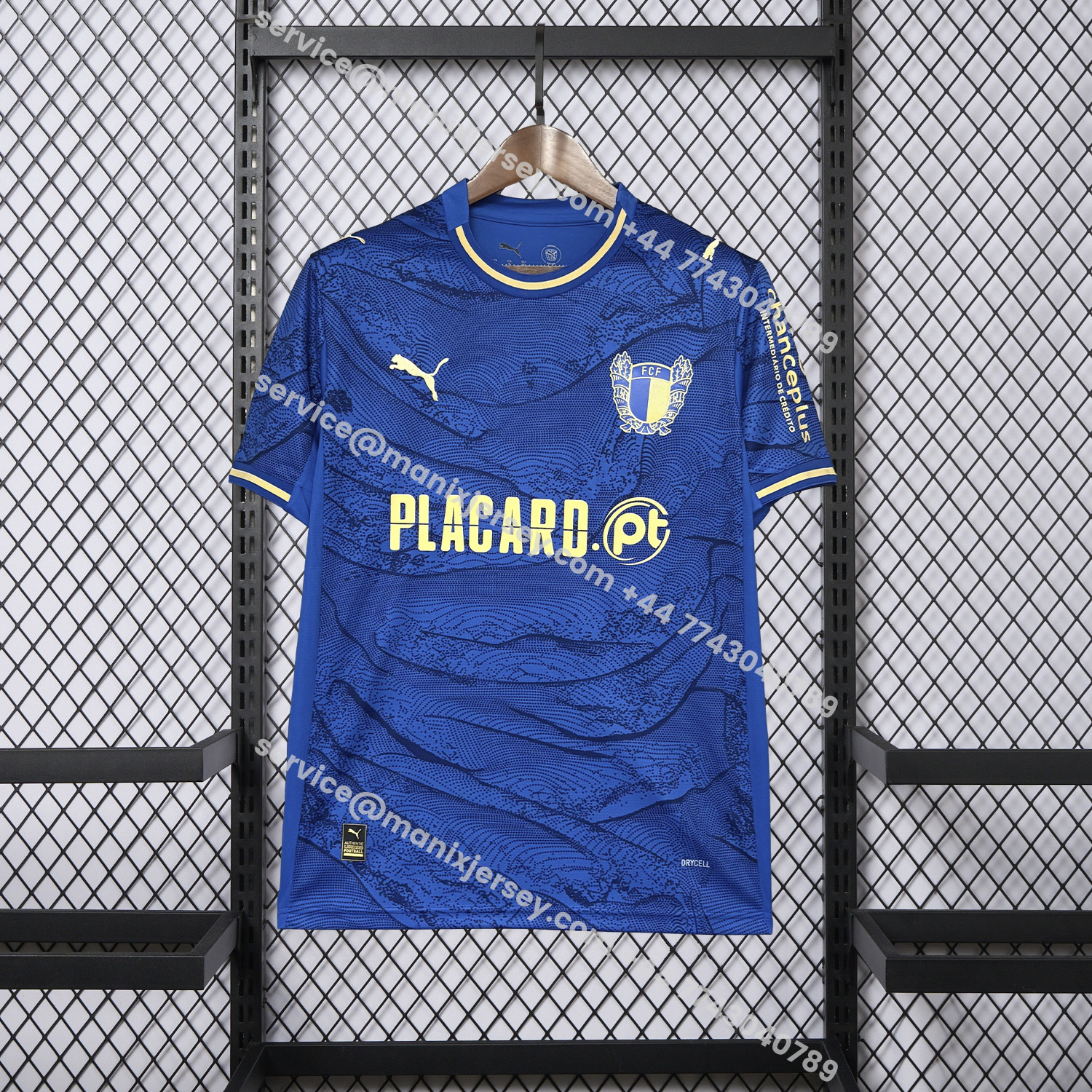 ManixJersey.com | FC Famalicão 25-26 Away Blue Jersey - Fans Version -Customize Name, Number and Patch | Worldwide Shipping