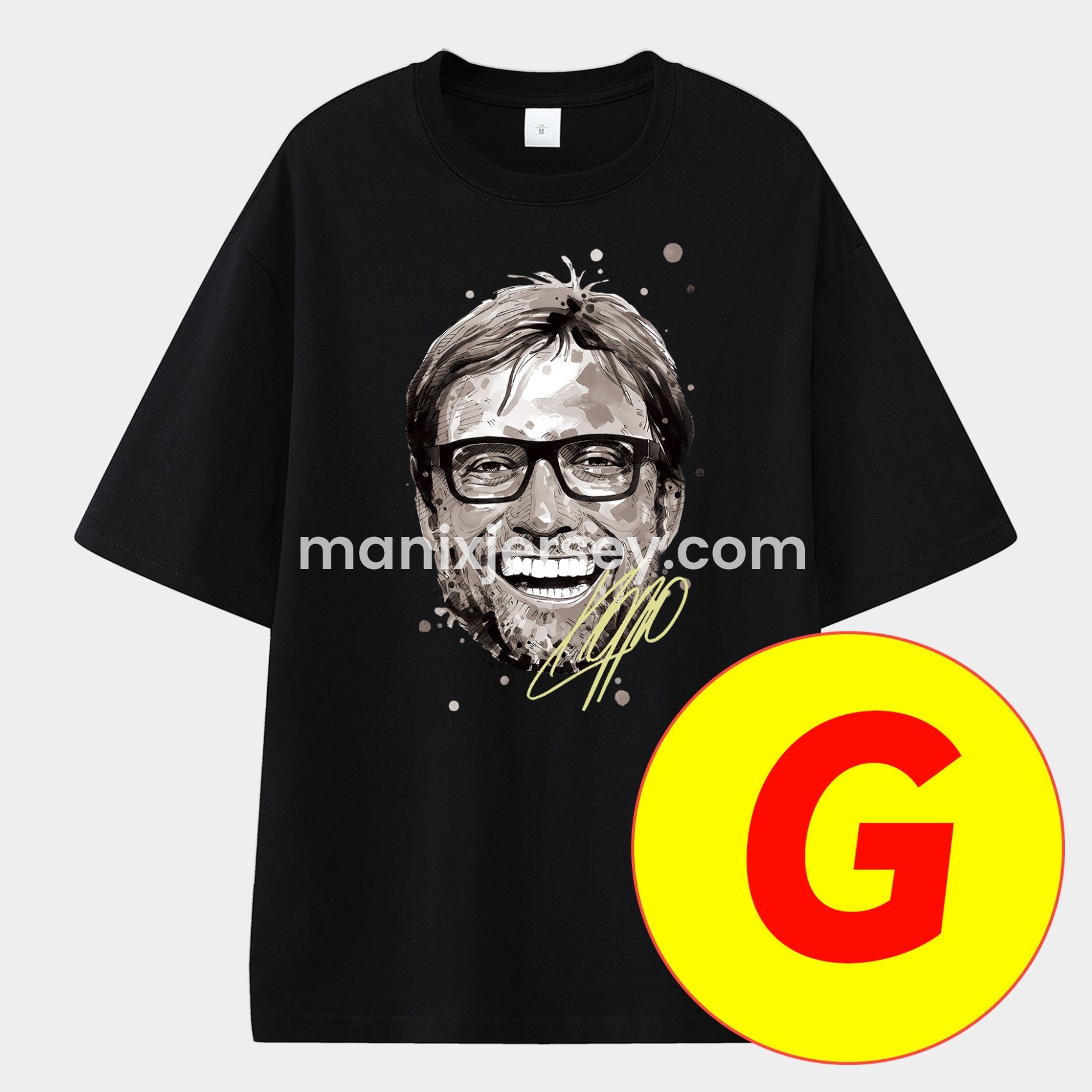 ManixJersey.com | Dortmund Unisex Pure Cotton T-shirt -Customize Name, Number and Patch | Worldwide Shipping