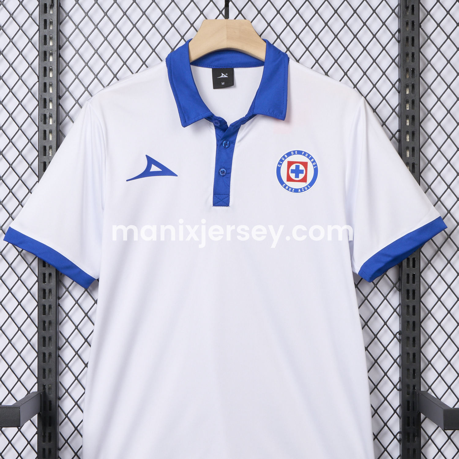 ManixJersey.com | Cruz Azul 25-26 White Special Edition Polo Shirt -Customize Name, Number and Patch | Worldwide Shipping