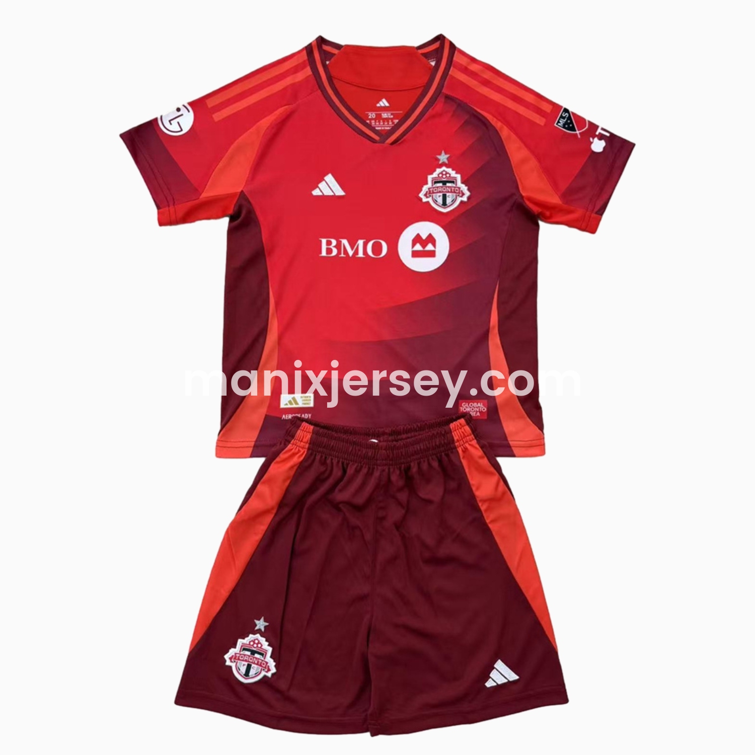 ManixJersey.com | Toronto 25-26 Home Kids Kit -Customize Name, Number and Patch | Worldwide Shipping