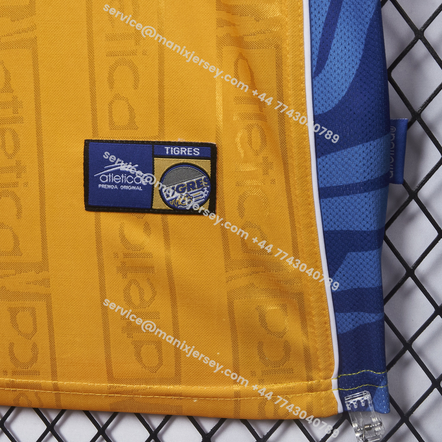 ManixJersey.com | Retro Tigres UANL 1999-00 Home Jersey -Customize Name, Number and Patch | Worldwide Shipping