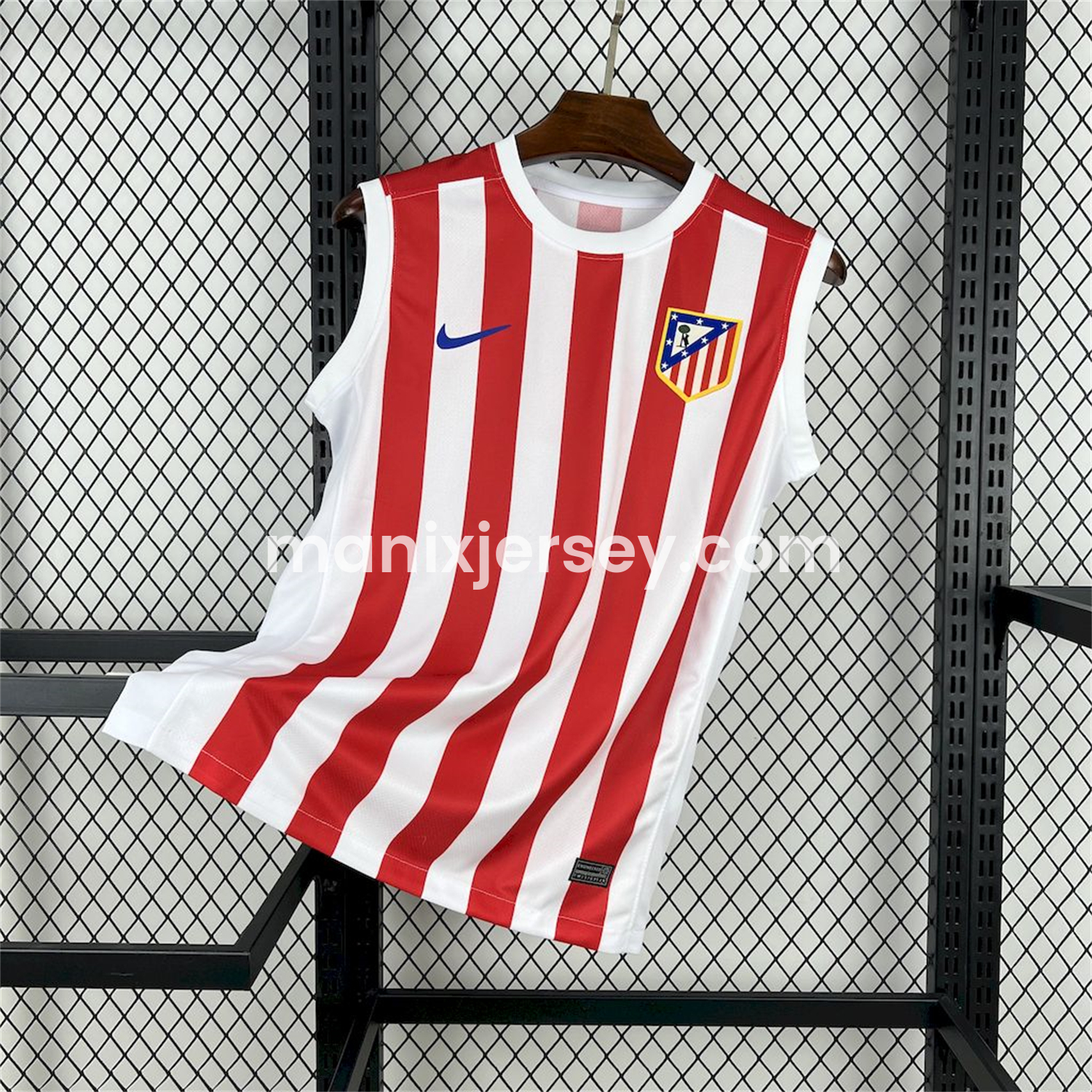 ManixJersey.com | Atletico Madrid 25-26 Home Unsponsored Training Vest - Fans Version -Customize Name, Number and Patch | Worldwide Shipping