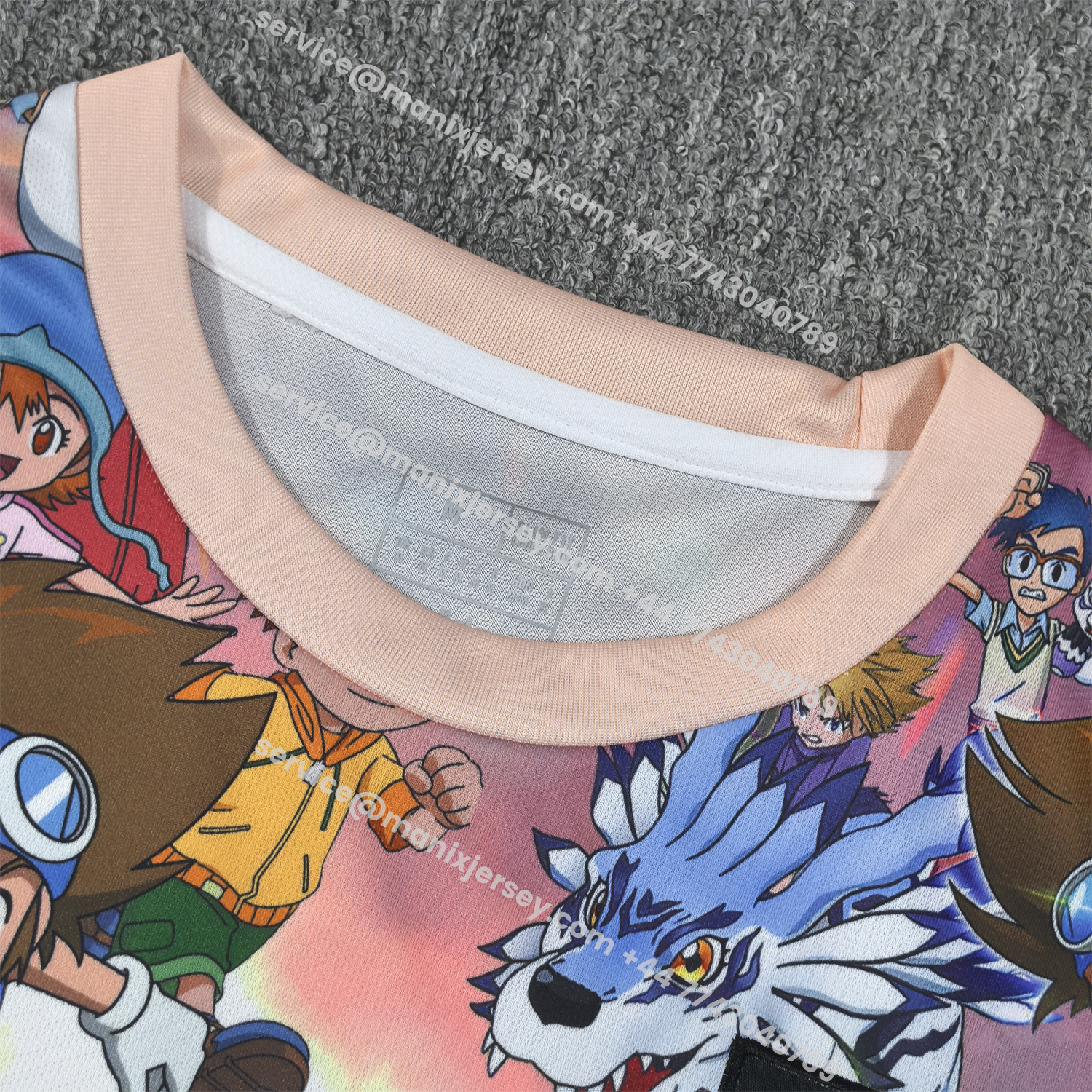 ManixJersey.com | Japan 25-26 Digimon Family Portrait Jersey - Fans Version -Customize Name, Number and Patch | Worldwide Shipping