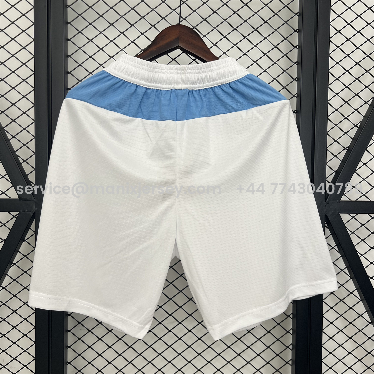 ManixJersey.com | Manchester City 25-26 Home White Shorts - Fans Version -Customize Name, Number and Patch | Worldwide Shipping