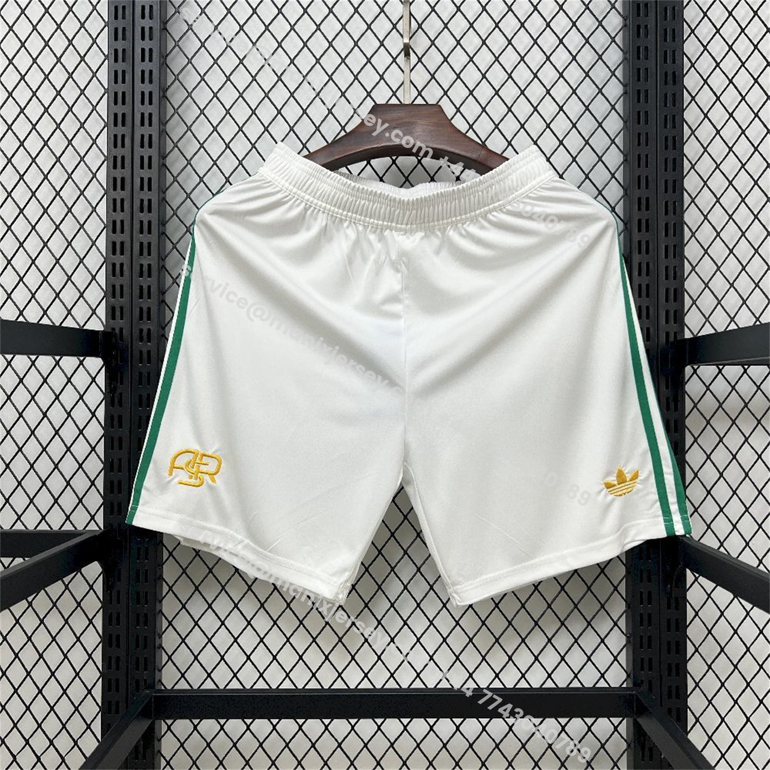 ManixJersey.com | Roma 25-26 Third White Shorts - Fans Version -Customize Name, Number and Patch | Worldwide Shipping
