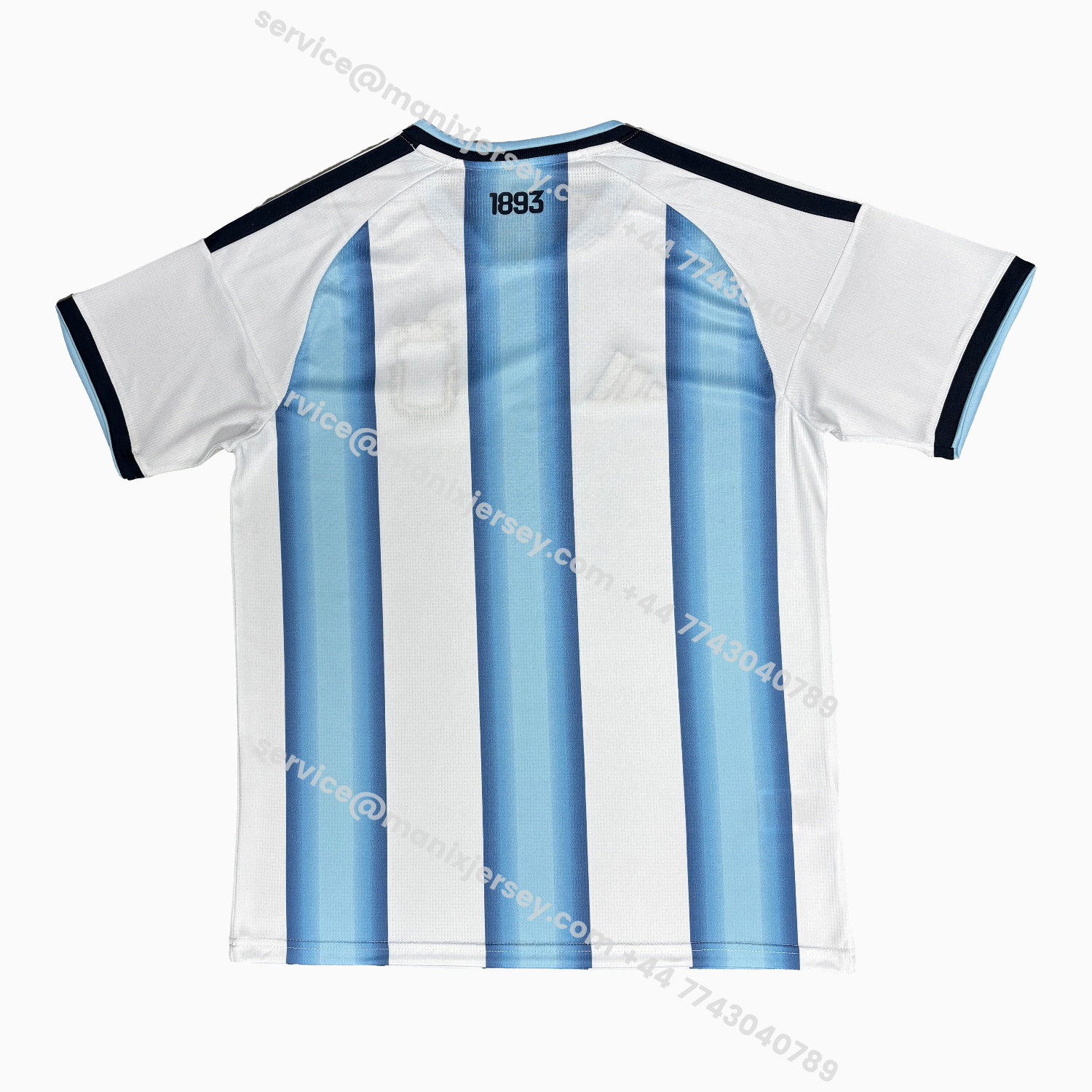 ManixJersey.com | Argentina 2026 Home Jersey Without Chest Patch - Fans Version -Customize Name, Number and Patch | Worldwide Shipping