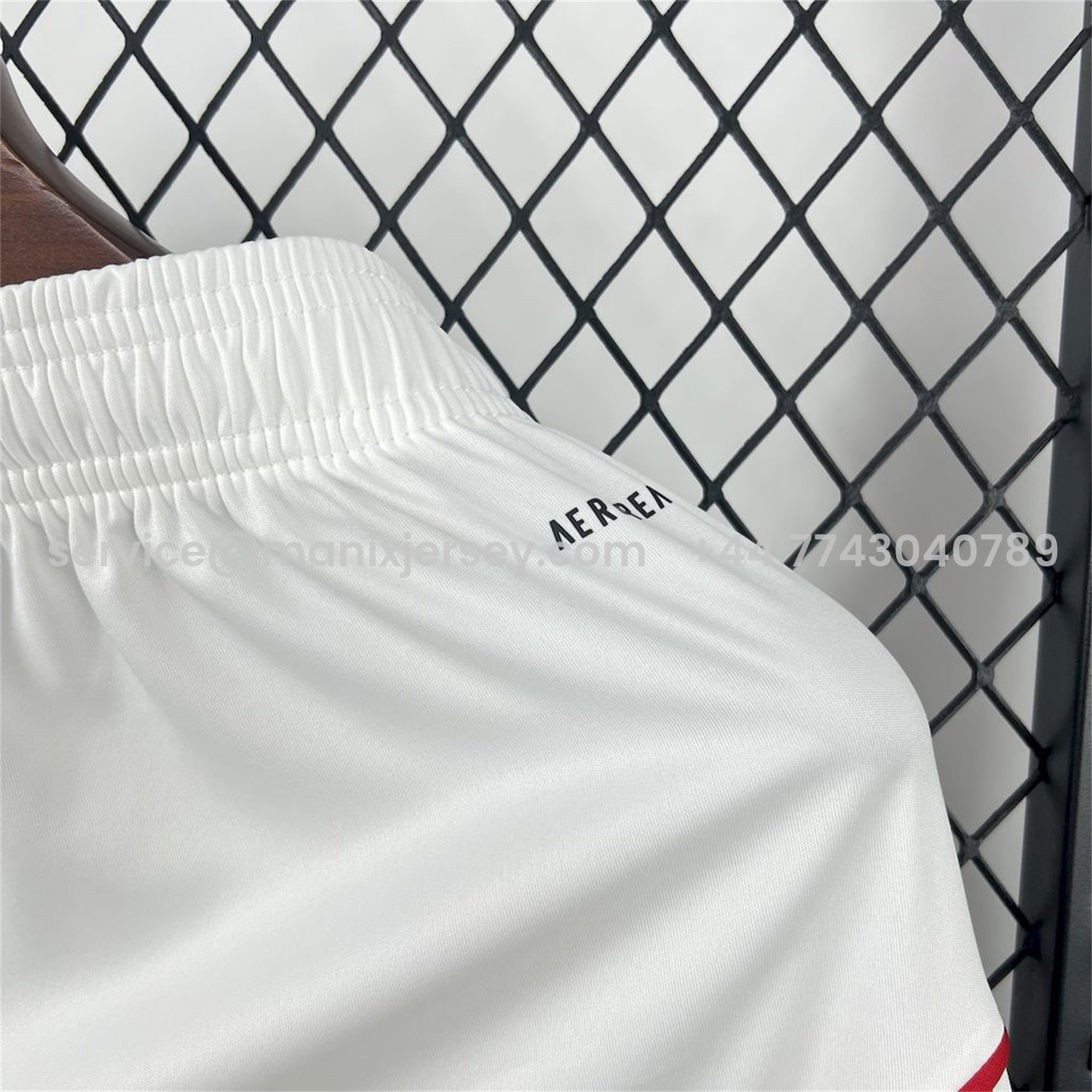 ManixJersey.com | Arsenal 25-26 Home White Shorts - Fans Version -Customize Name, Number and Patch | Worldwide Shipping