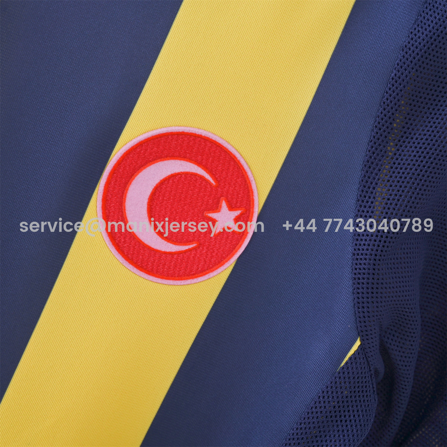 ManixJersey.com | Retro Fenerbahce 2005-06 Home Jersey -Customize Name, Number and Patch | Worldwide Shipping