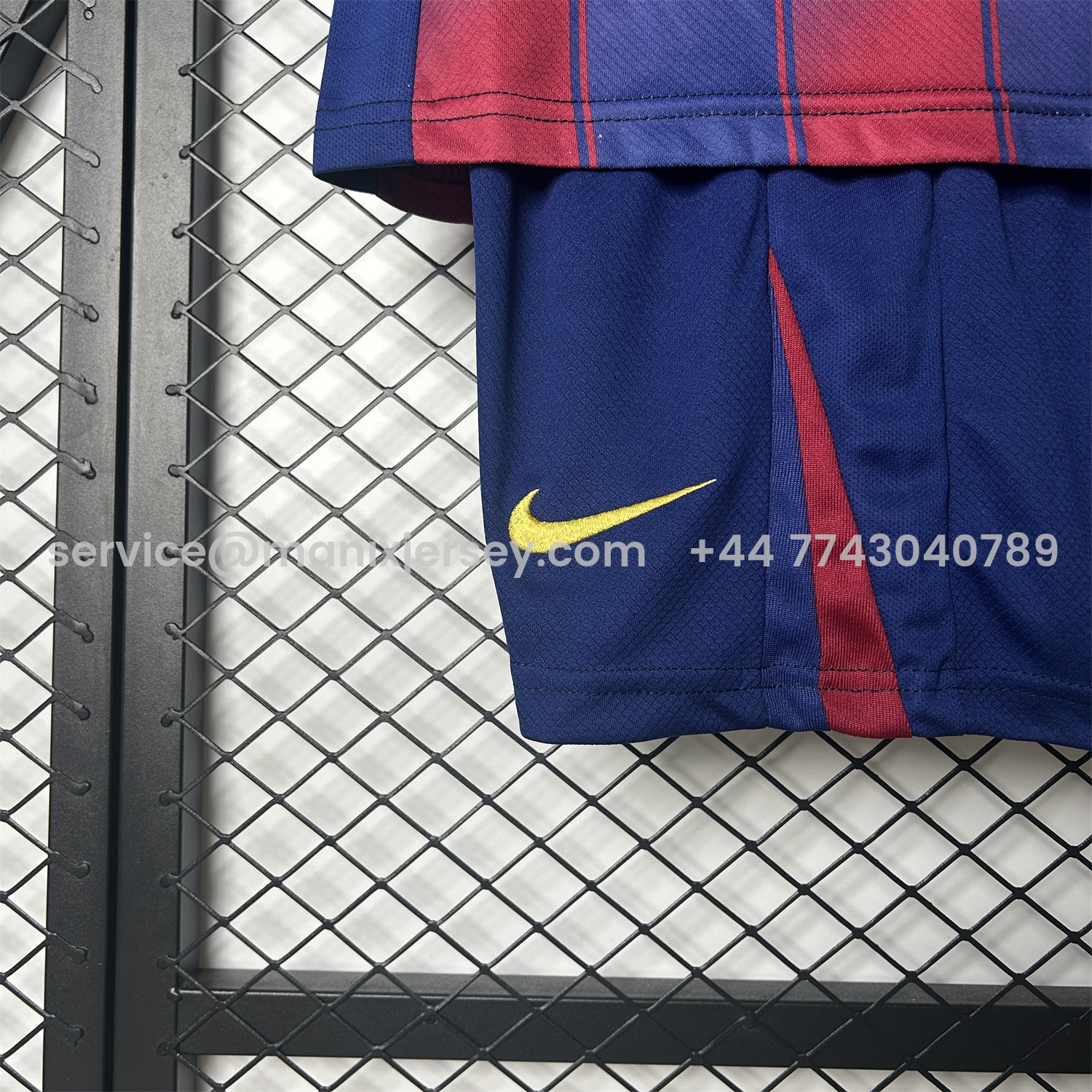 ManixJersey.com | Barcelona 25-26 Home Kids Kit - Fans Version -Customize Name, Number and Patch | Worldwide Shipping
