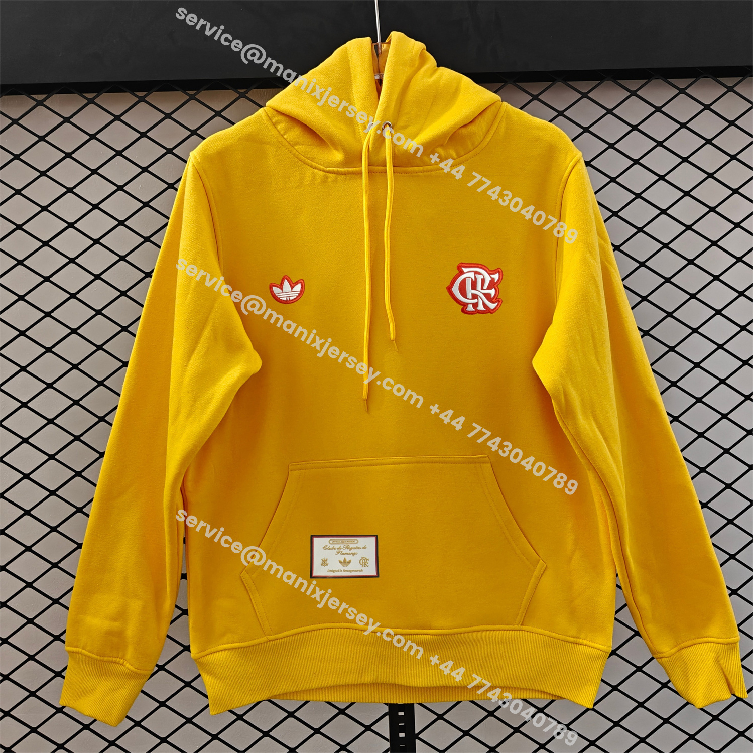 ManixJersey.com | Flamengo 25-26 Originals Terrace Icon Unisex Pullover Hoodie -Customize Name, Number and Patch | Worldwide Shipping