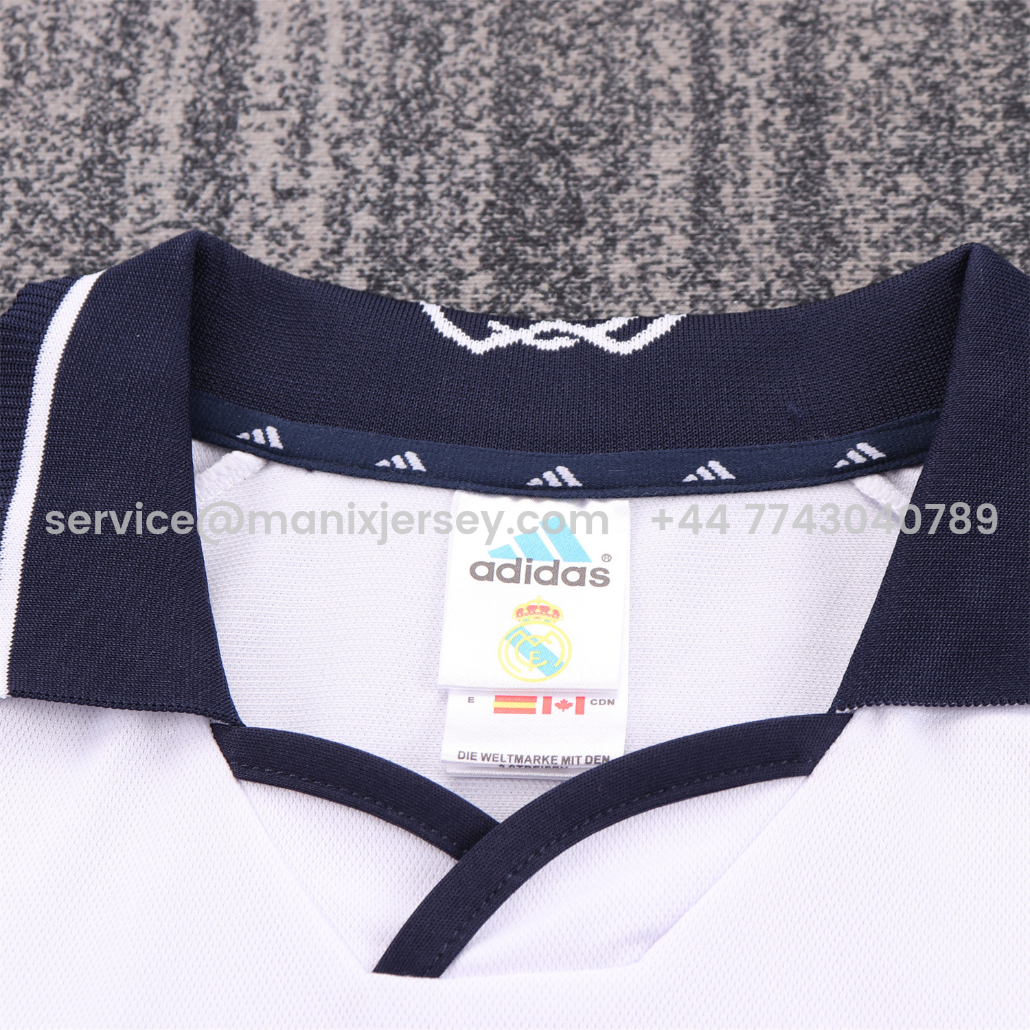 ManixJersey.com | Retro Real Madrid 2000-01 Home Kids Kit -Customize Name, Number and Patch | Worldwide Shipping