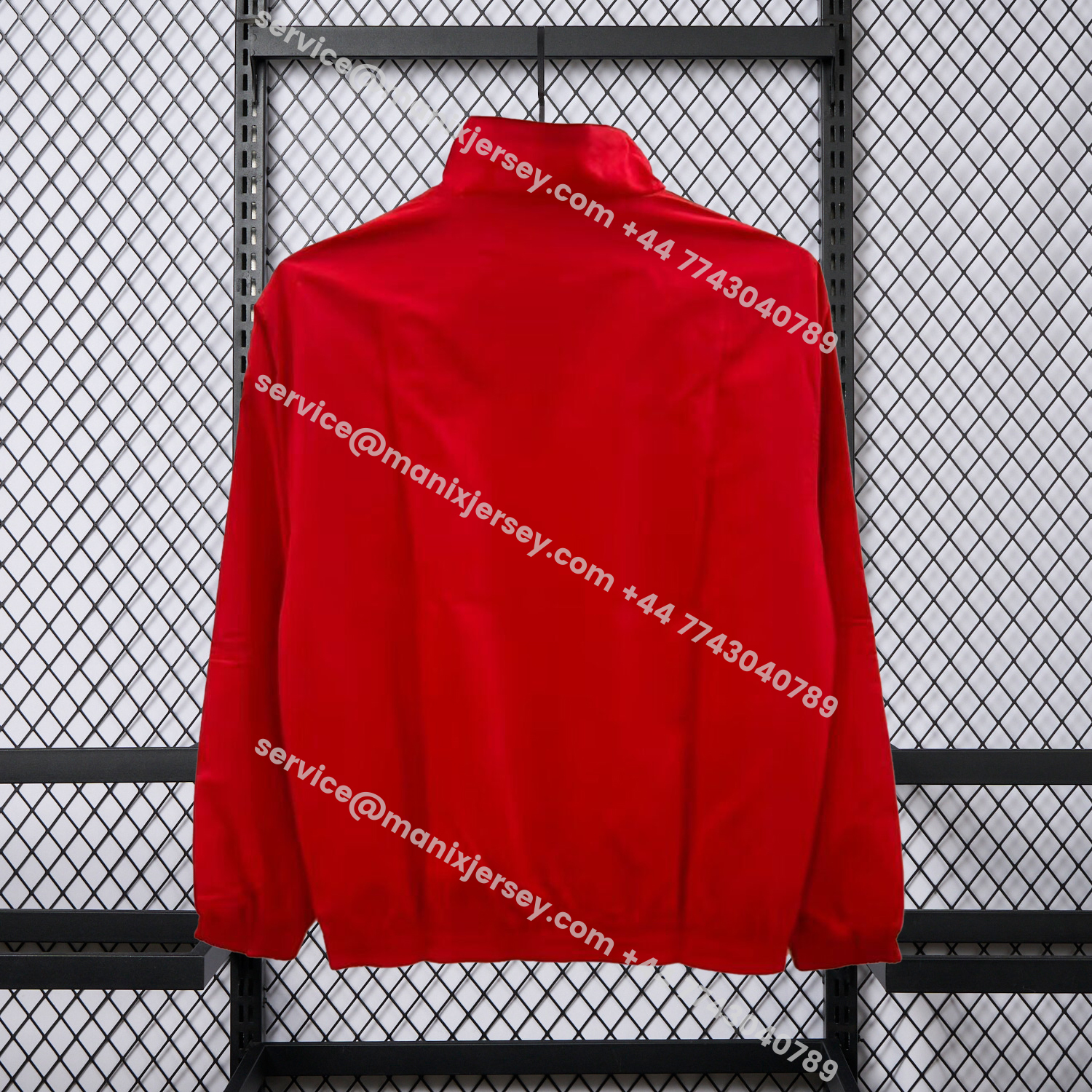 ManixJersey.com | Sevilla 25-26 Double Sided Reversible Windbreaker - Red & White -Customize Name, Number and Patch | Worldwide Shipping