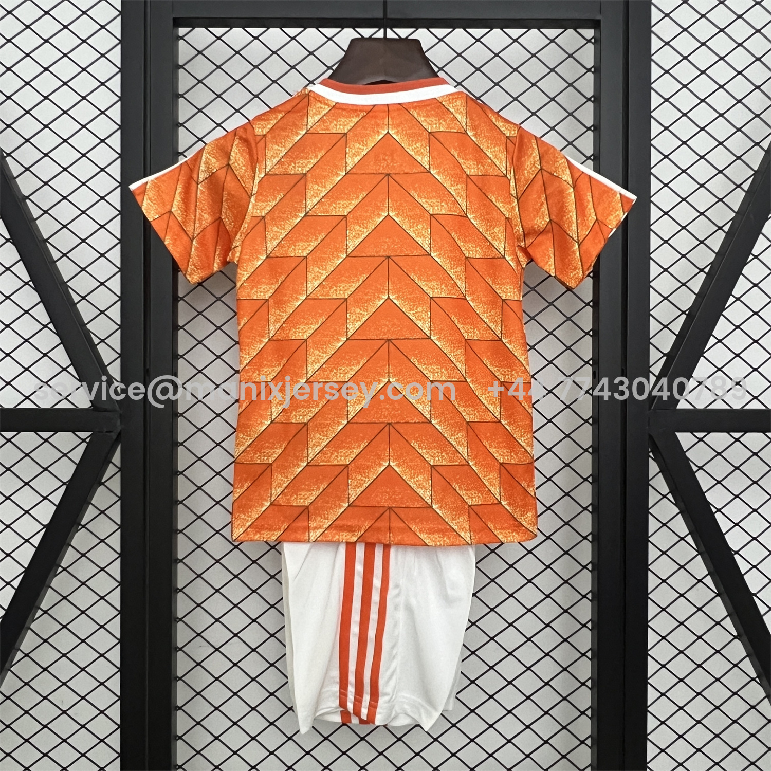 ManixJersey.com | Retro Netherlands 1988 Home Kids Kit -Customize Name, Number and Patch | Worldwide Shipping