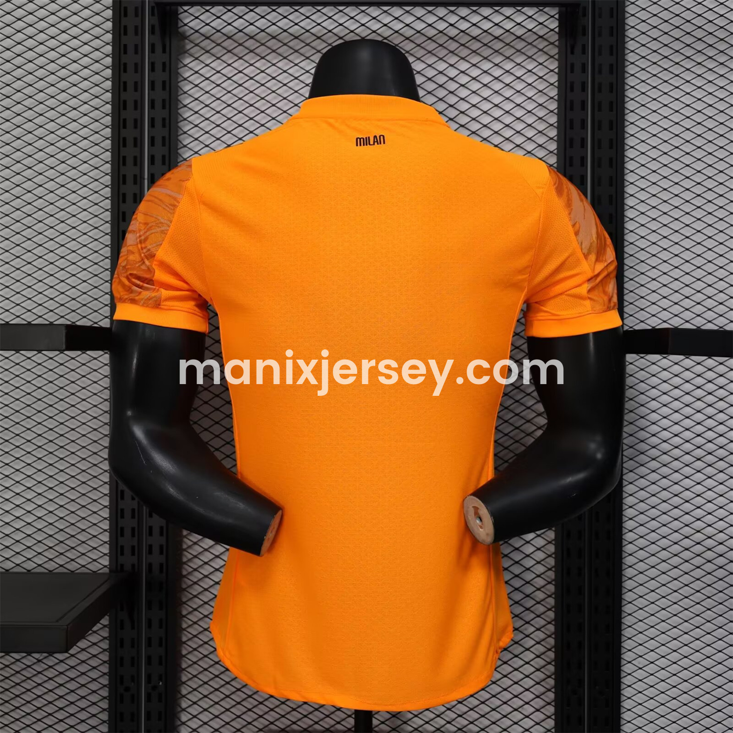 ManixJersey.com | AC Milan 25-26 Orange Special Edition Jersey - Player Version -Customize Name, Number and Patch | Worldwide Shipping