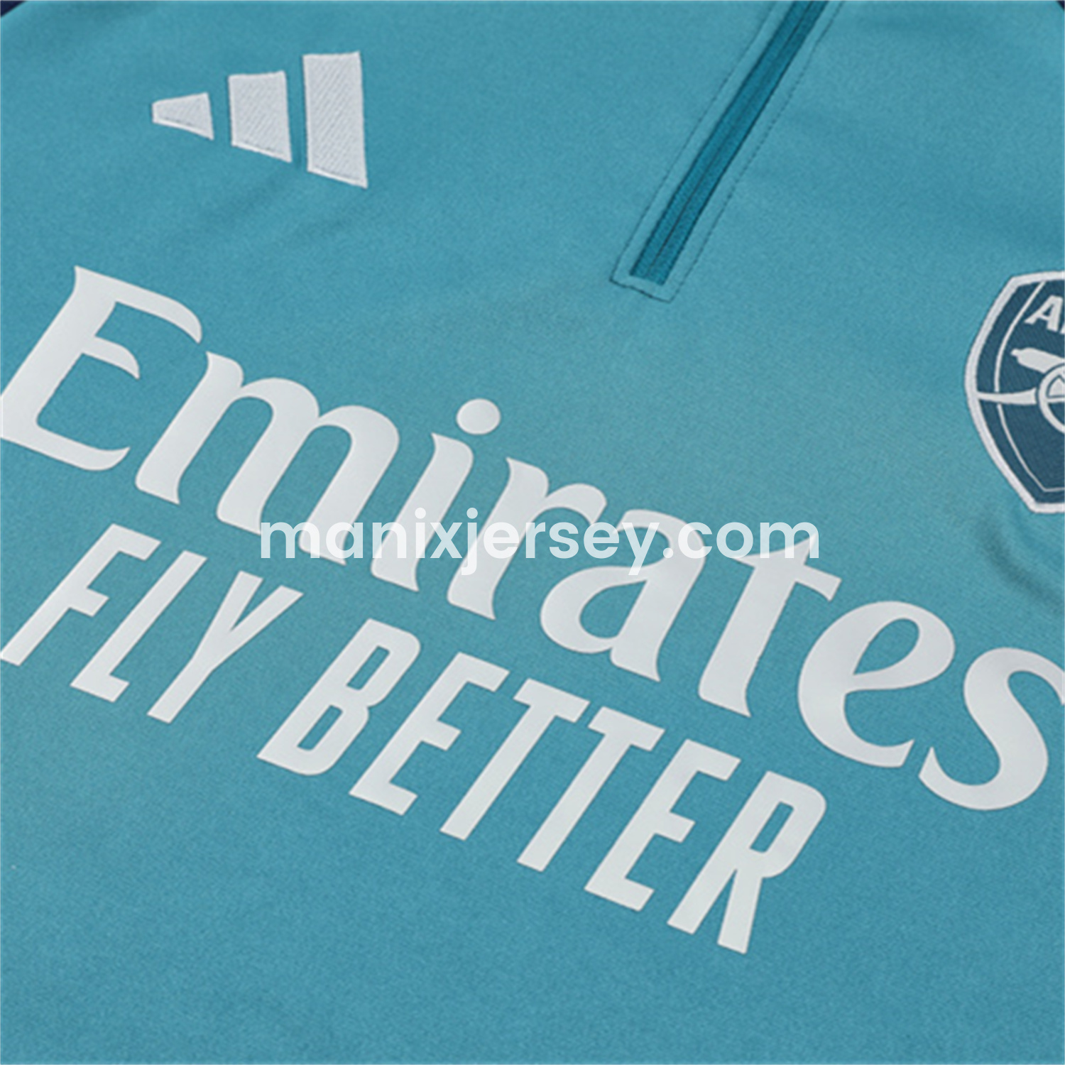 ManixJersey.com | Arsenal 25-26 Kid Long Sleeves Training Set - Green Top & Green Pants -Customize Name, Number and Patch | Worldwide Shipping