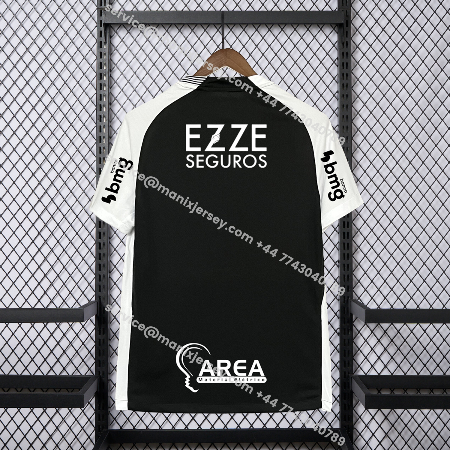 ManixJersey.com | Corinthians 25-26 Away Jersey - Fans Version -Customize Name, Number and Patch | Worldwide Shipping