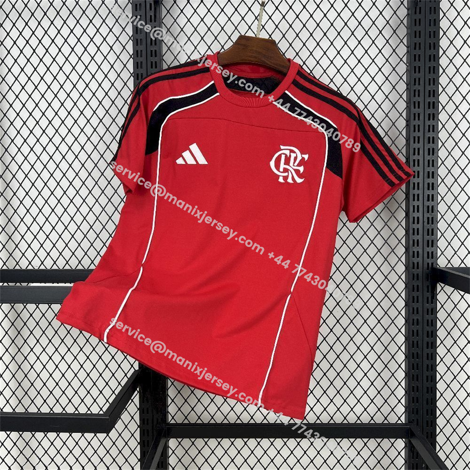 ManixJersey.com | Flamengo 25-26 Red Travel Special Jersey - Fans Version -Customize Name, Number and Patch | Worldwide Shipping