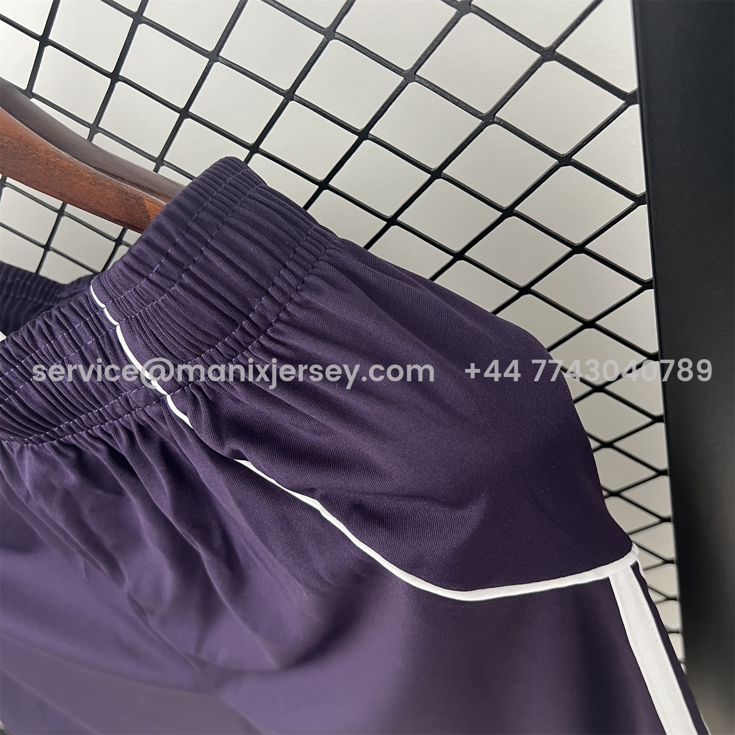 ManixJersey.com | Manchester United 25-26 Away Purple Shorts - Fans Version -Customize Name, Number and Patch | Worldwide Shipping