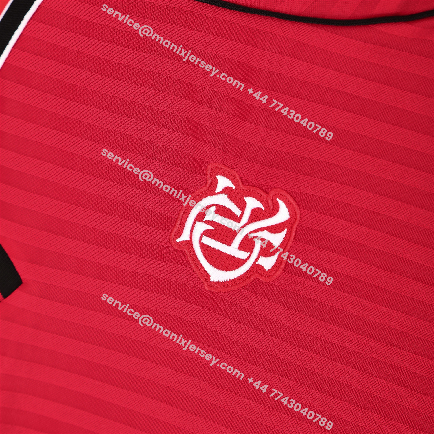 ManixJersey.com | Flamengo 25-26 Short-Sleeve Training Set - Red Top & Black Shorts -Customize Name, Number and Patch | Worldwide Shipping