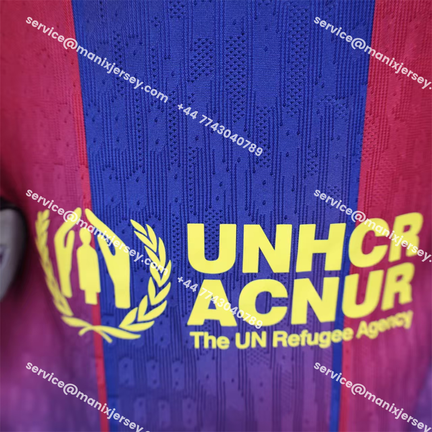 ManixJersey.com | Barcelona 25-26 Home Unsponsored Jersey - Player Version -Customize Name, Number and Patch | Worldwide Shipping