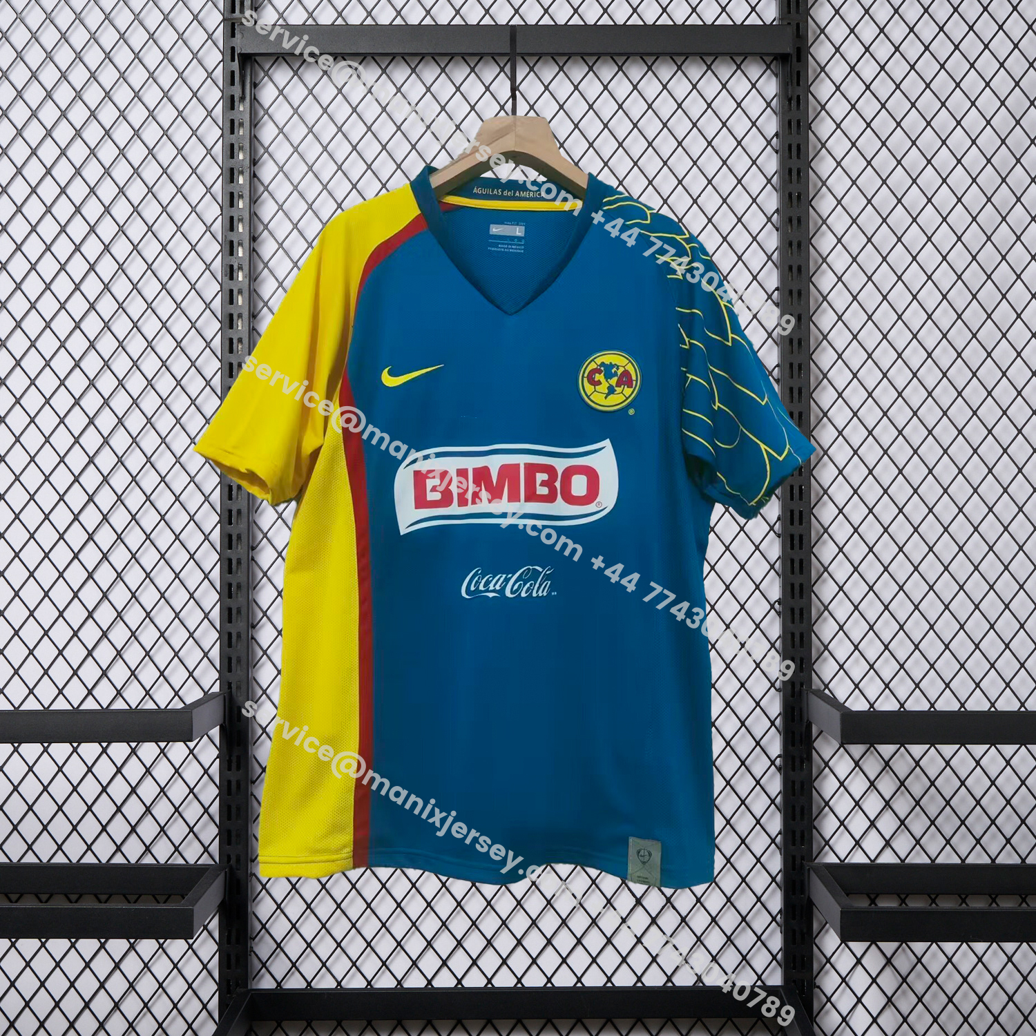 ManixJersey.com | Retro Club América 2007-08 Away Jersey -Customize Name, Number and Patch | Worldwide Shipping