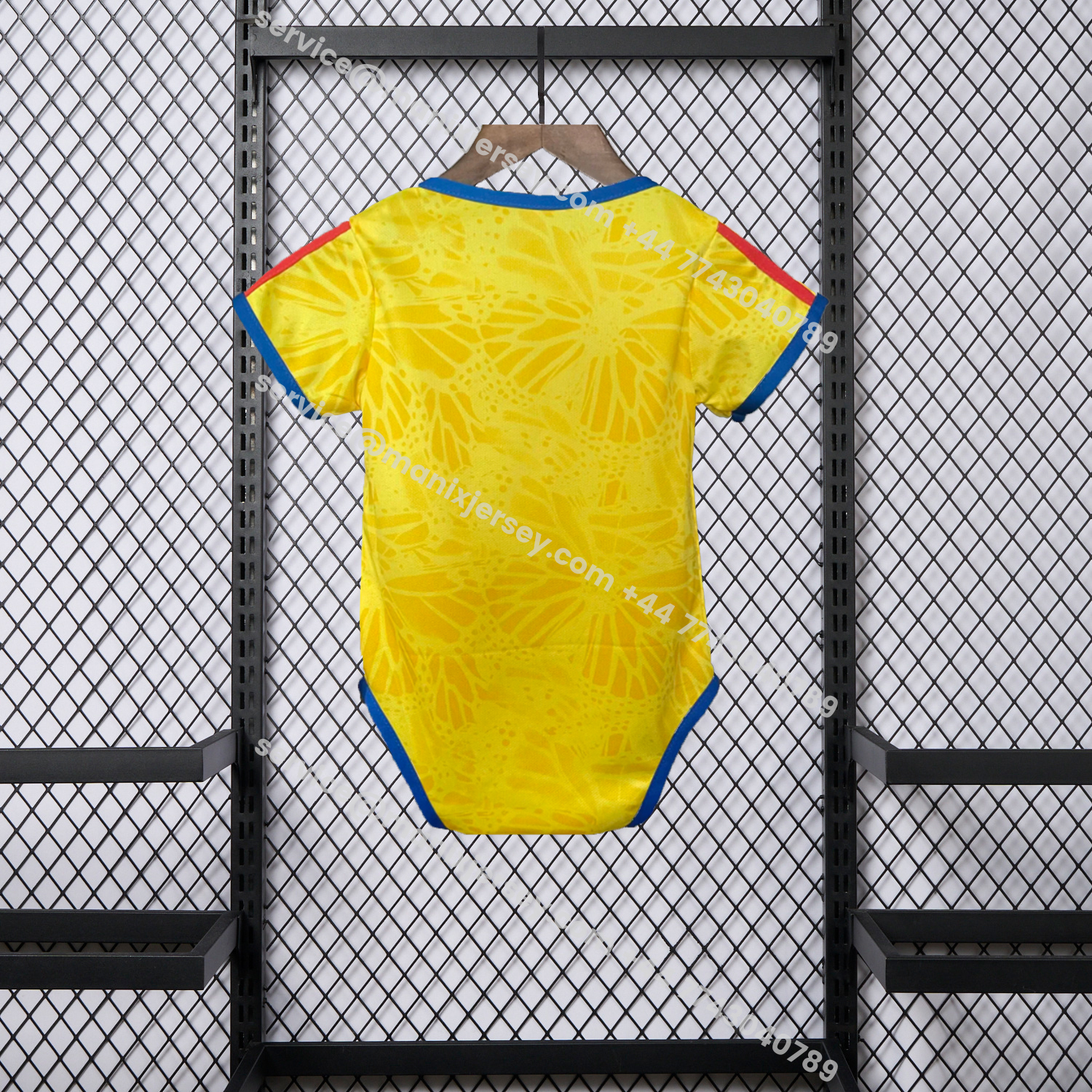 ManixJersey.com | Colombia 2026 Home Baby Crawling Suit -Customize Name, Number and Patch | Worldwide Shipping