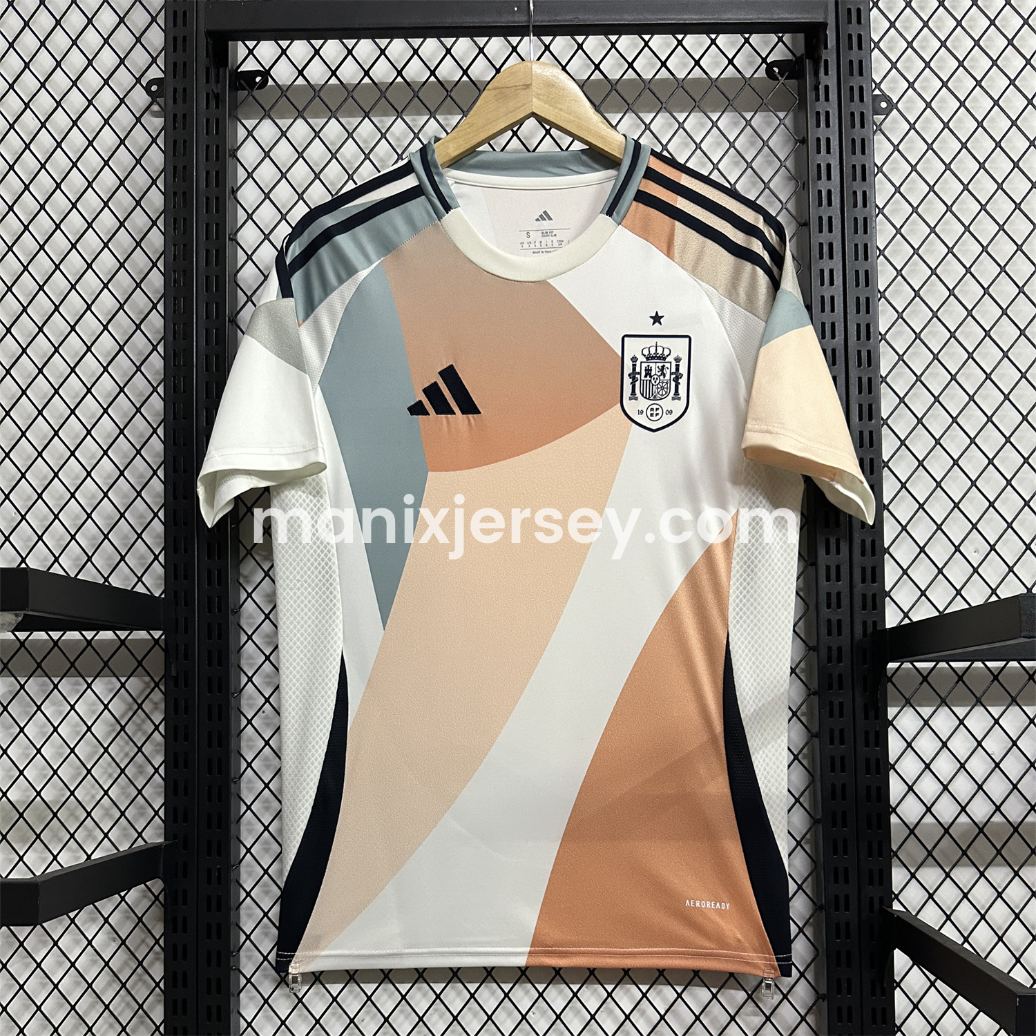 ManixJersey.com | Spain 2025 Women's Team Away Jersey - Men's Fans Version -Customize Name, Number and Patch | Worldwide Shipping