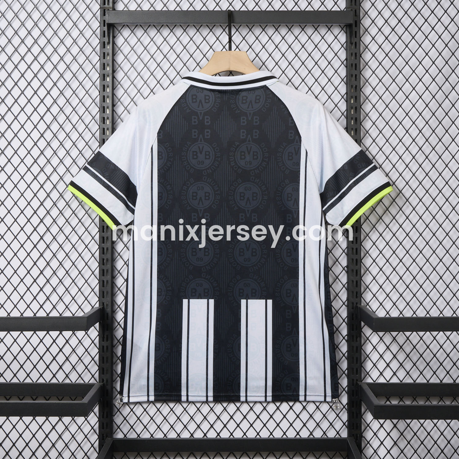 ManixJersey.com | Retro Dortmund 1996-97 European Away Jersey -Customize Name, Number and Patch | Worldwide Shipping
