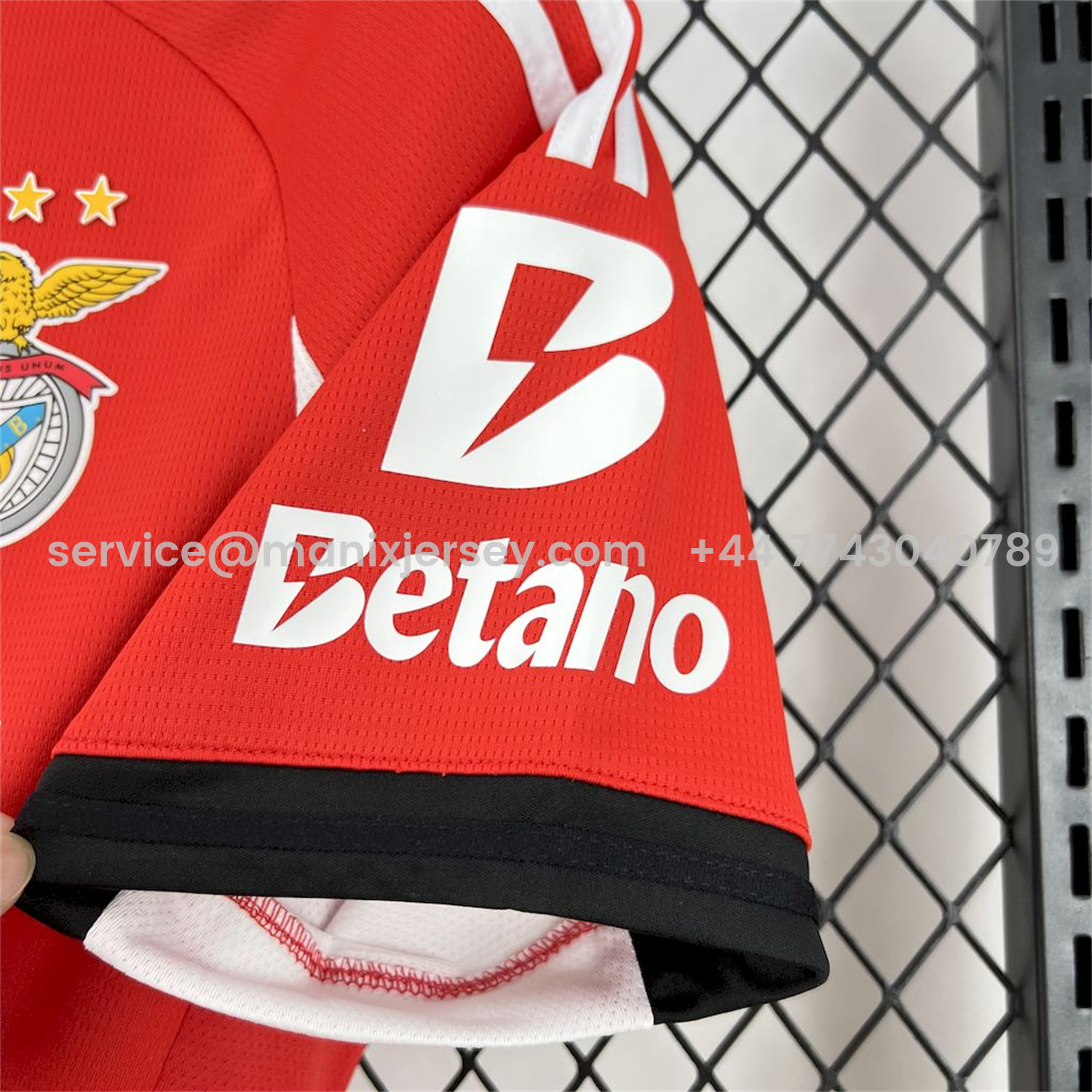 ManixJersey.com | Benfica 25-26 Home Jersey - Fans Version -Customize Name, Number and Patch | Worldwide Shipping